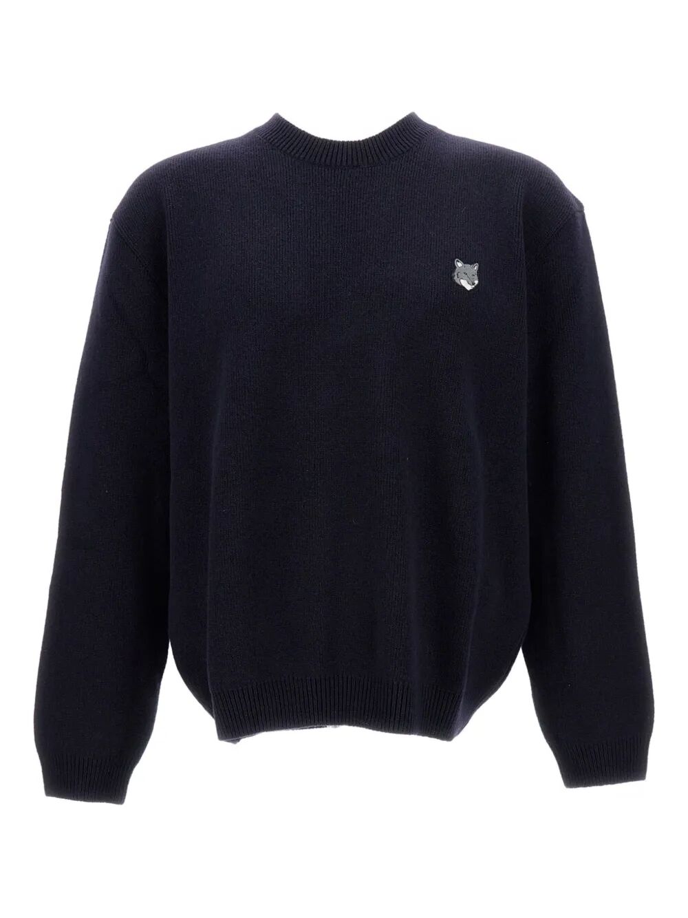 MAISON KITSUNÉ Fox Head Lambswool Jumper