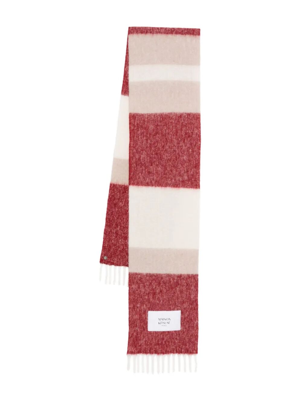 MAISON KITSUNÉ Alpaca Striped Scarf - Unisex