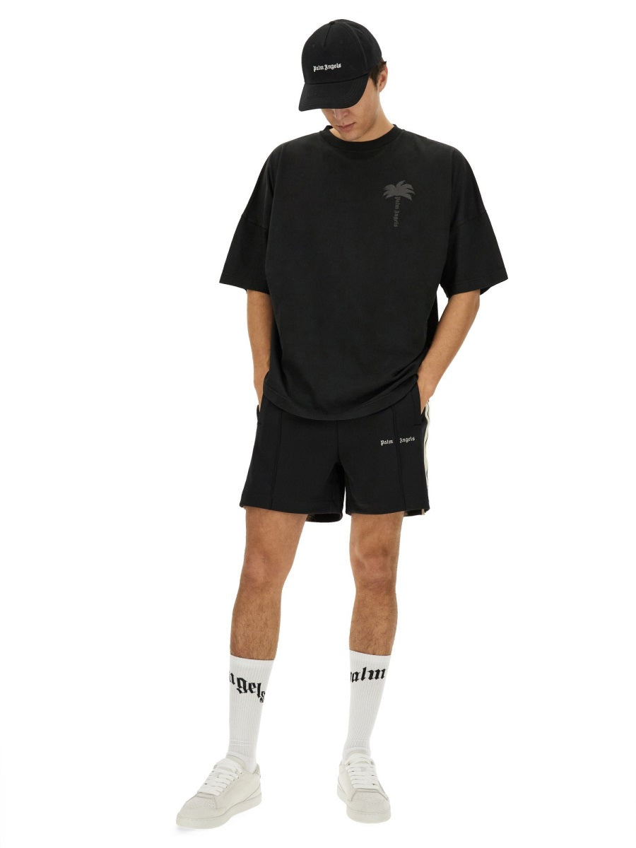 PALM ANGELS Logo Tee for Men - Size L