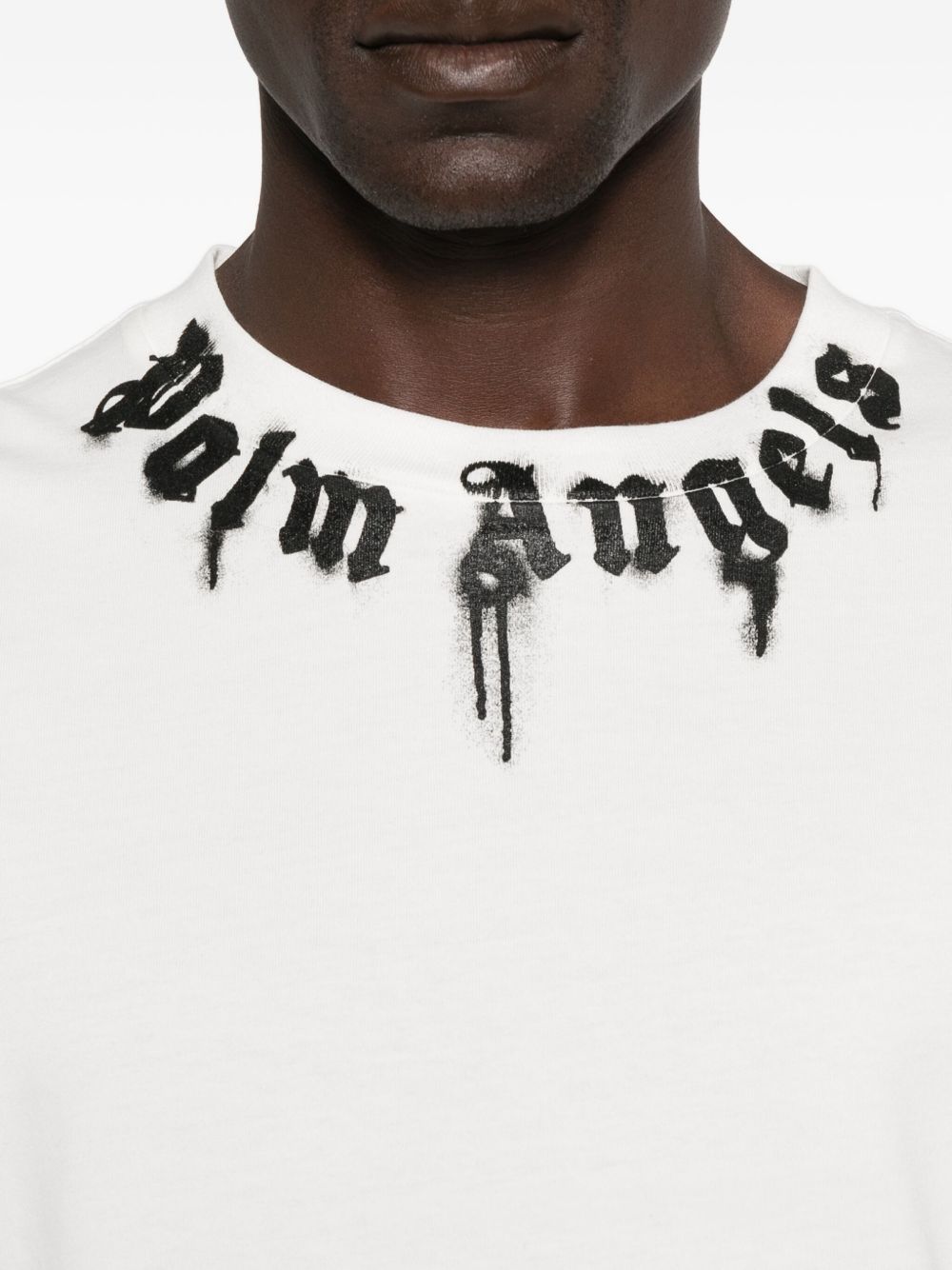 PALM ANGELS Minimalist Cotton T-Shirt for Men - FW25 Collection