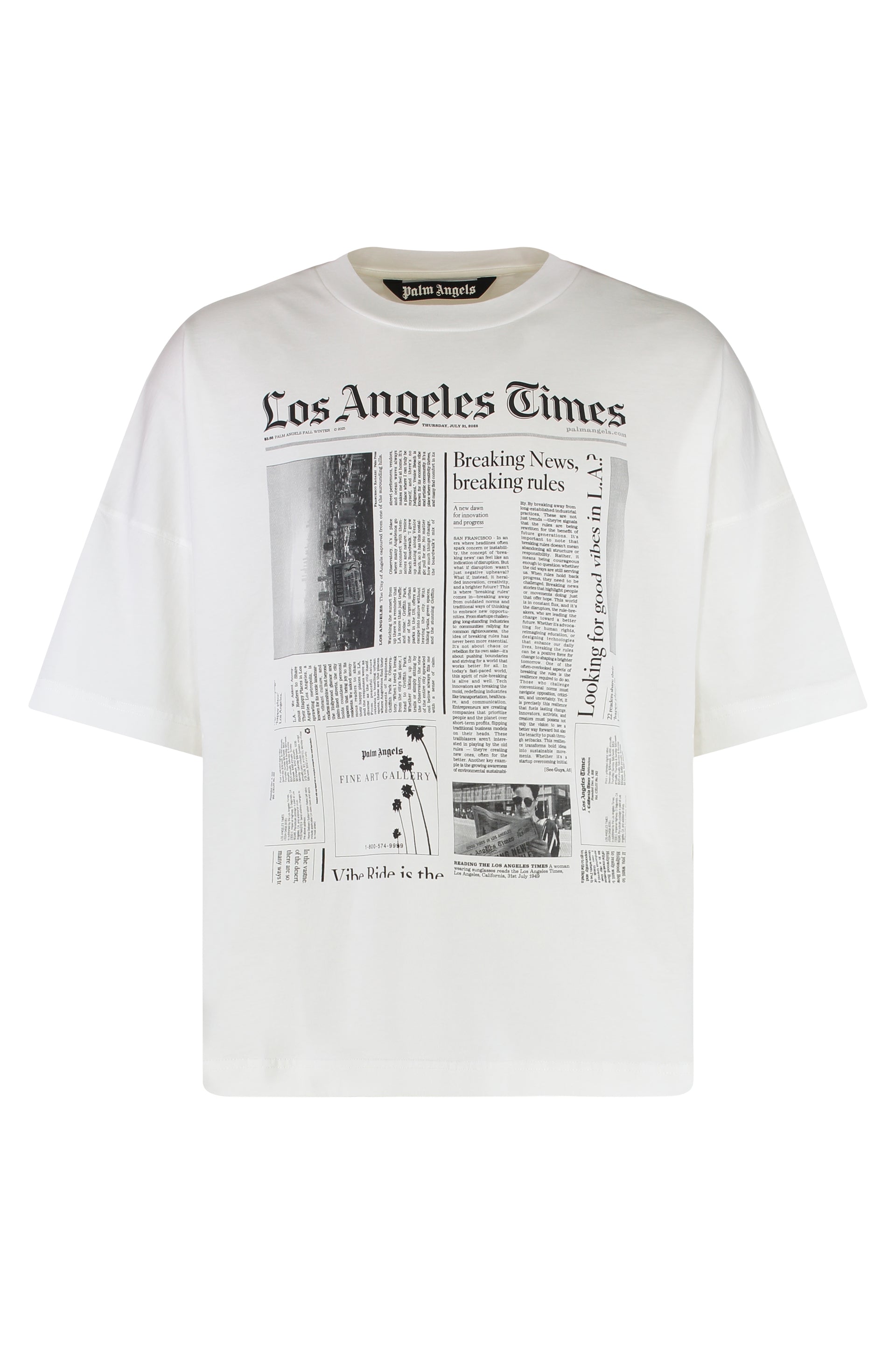 PALM ANGELS Classic Cotton T-Shirt for Men