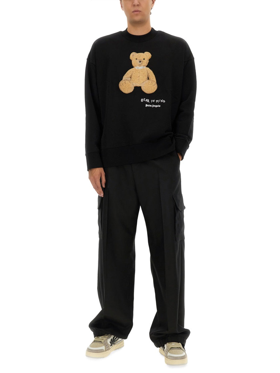 PALM ANGELS Bear Sweatshirt - Size L