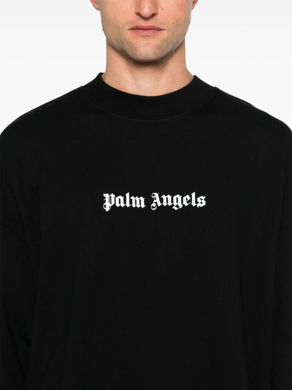 PALM ANGELS Classic Logo Crewneck Sweatshirt