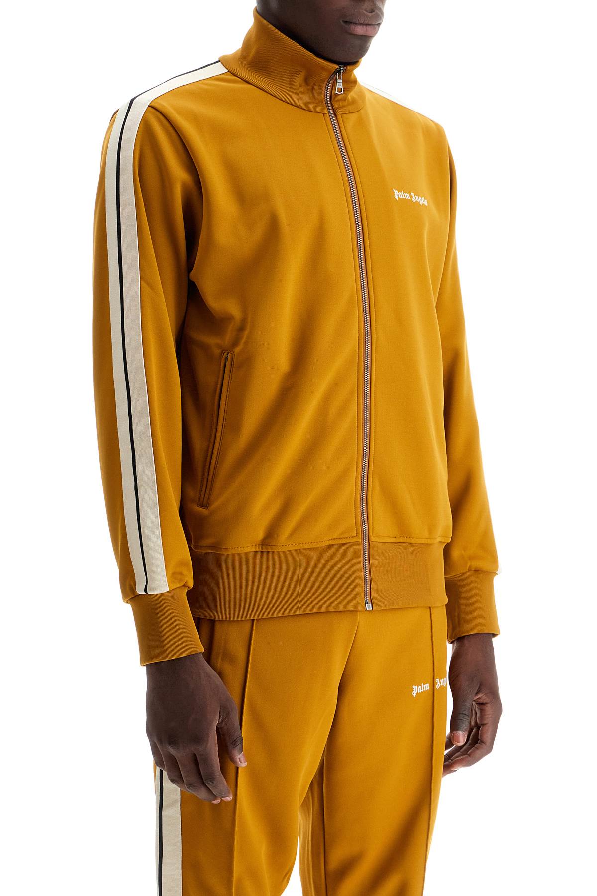 PALM ANGELS Logo Track Jacket - Mustard Yellow