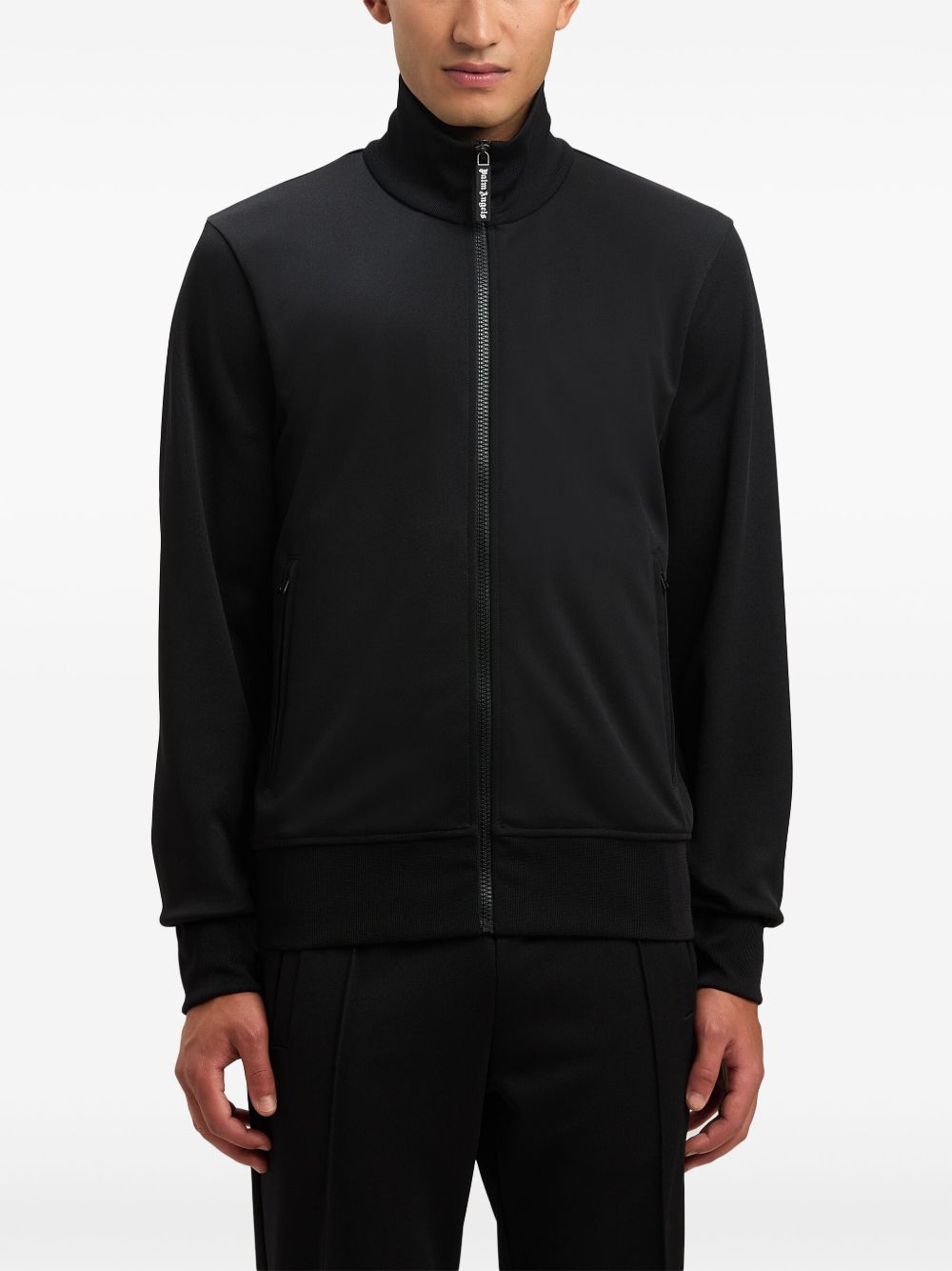 PALM ANGELS Techno Fabric Sweatshirt with Zip Pockets - SS25