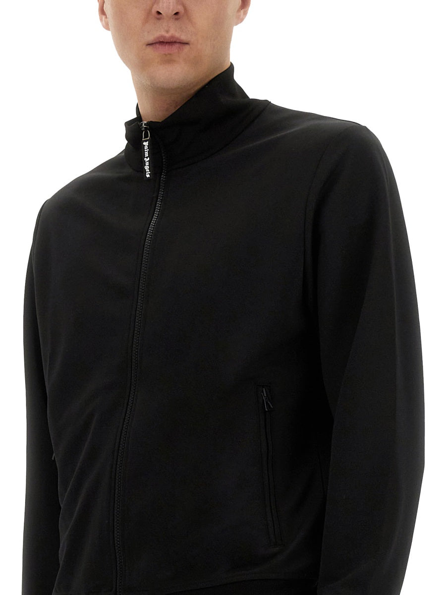 PALM ANGELS Track Sweatshirt with Logo - Size L