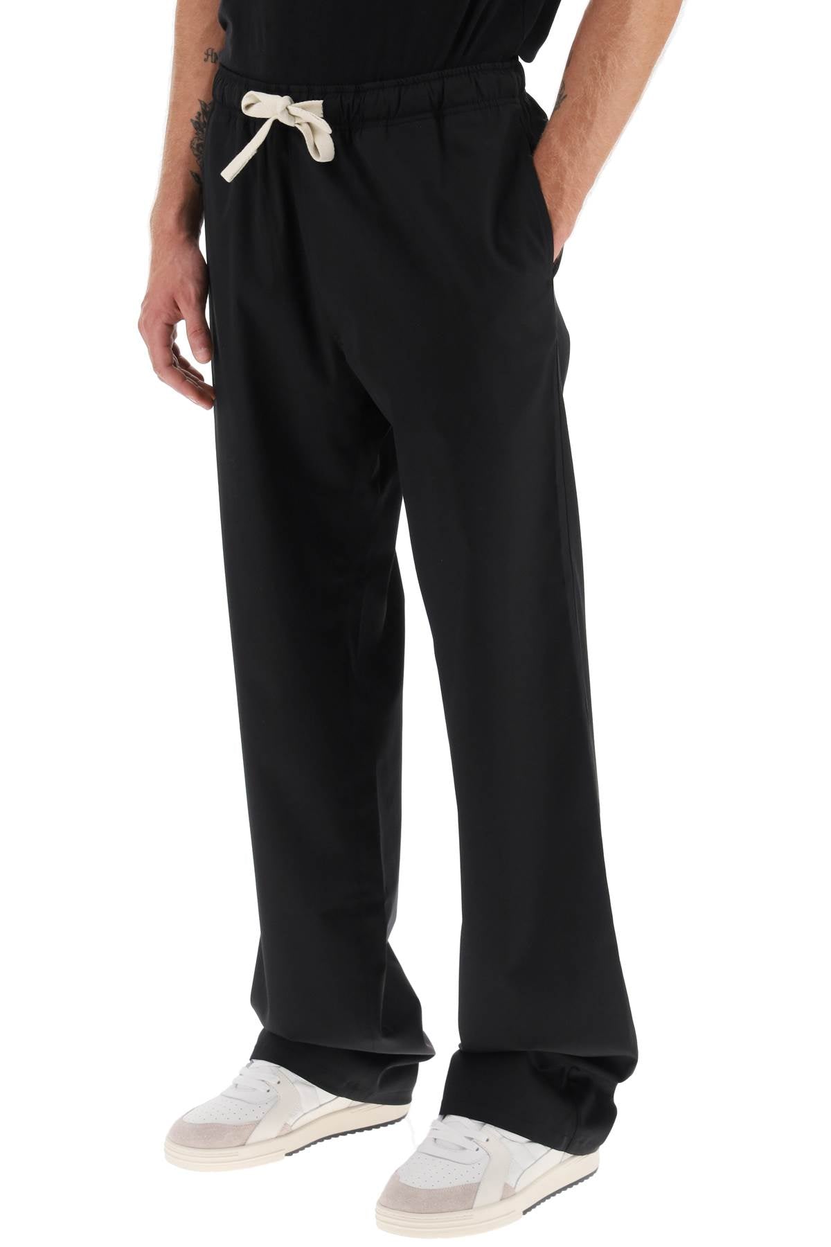PALM ANGELS Wool Blend Trousers for Men - Fall 2023