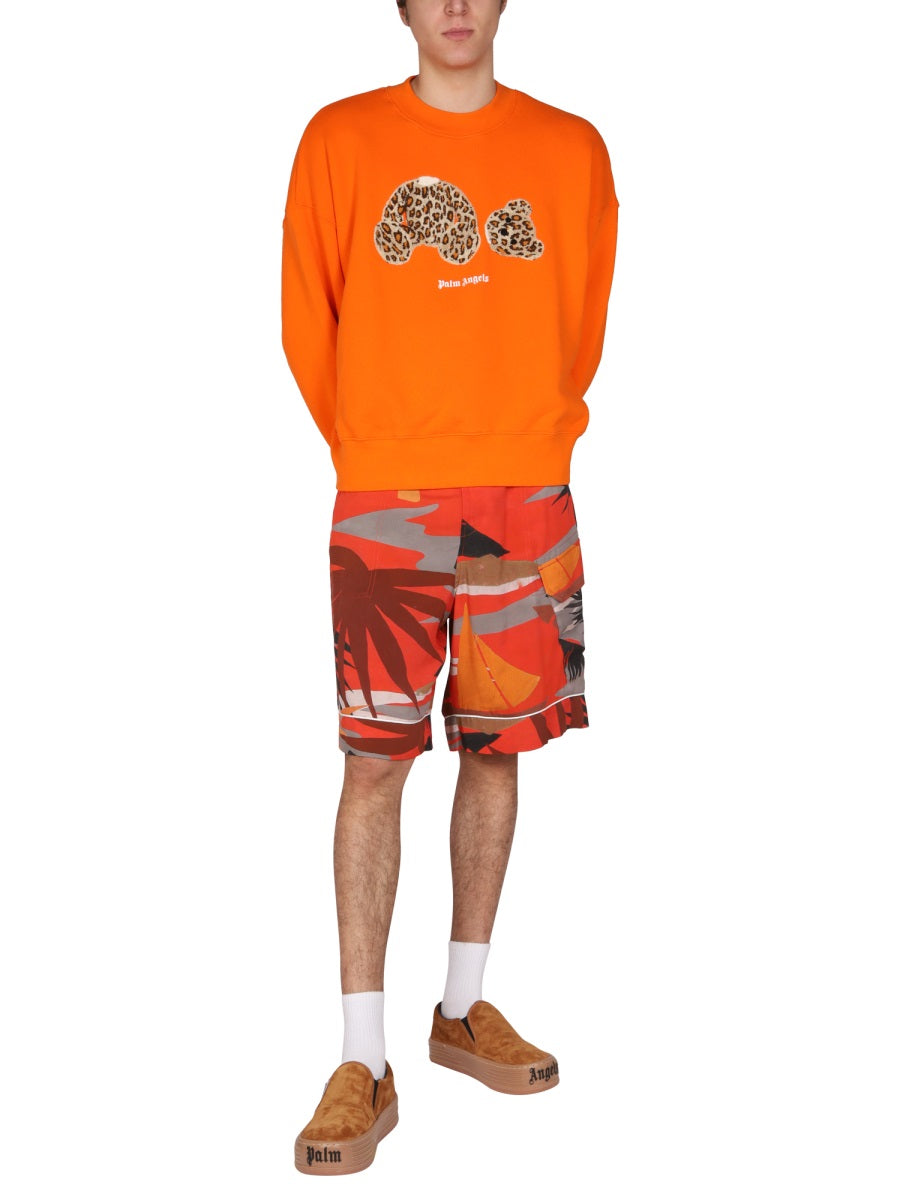 PALM ANGELS Cargo Bermuda Shorts for Modern Men