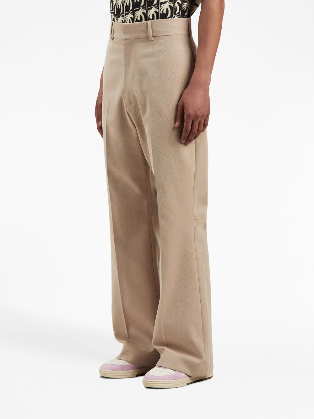 PALM ANGELS Retro Flared Tailored Trousers - FW23