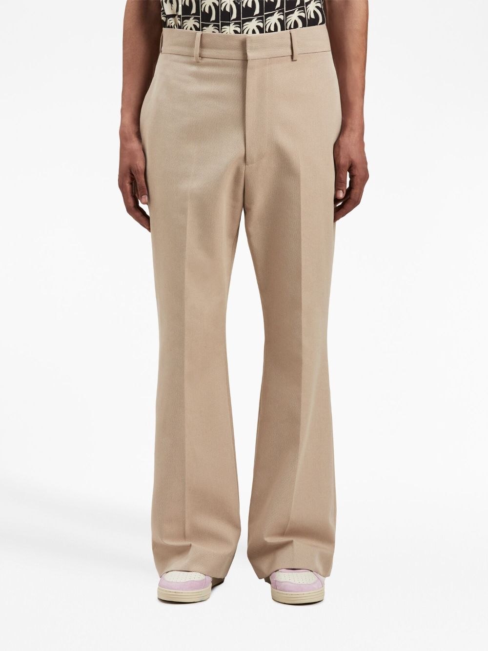 PALM ANGELS Retro Flared Tailored Trousers - FW23