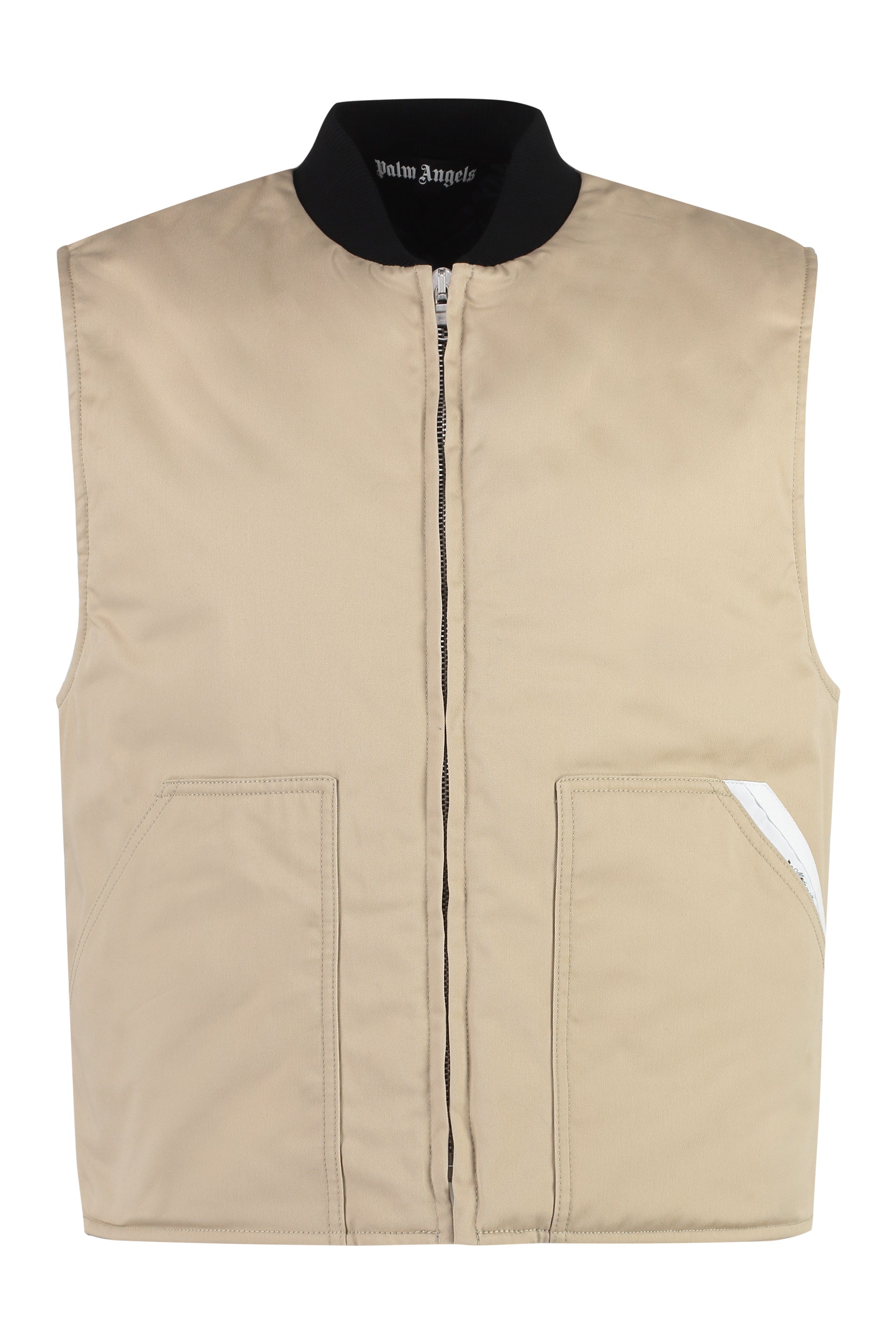 PALM ANGELS Full Zip Field Vest for Men