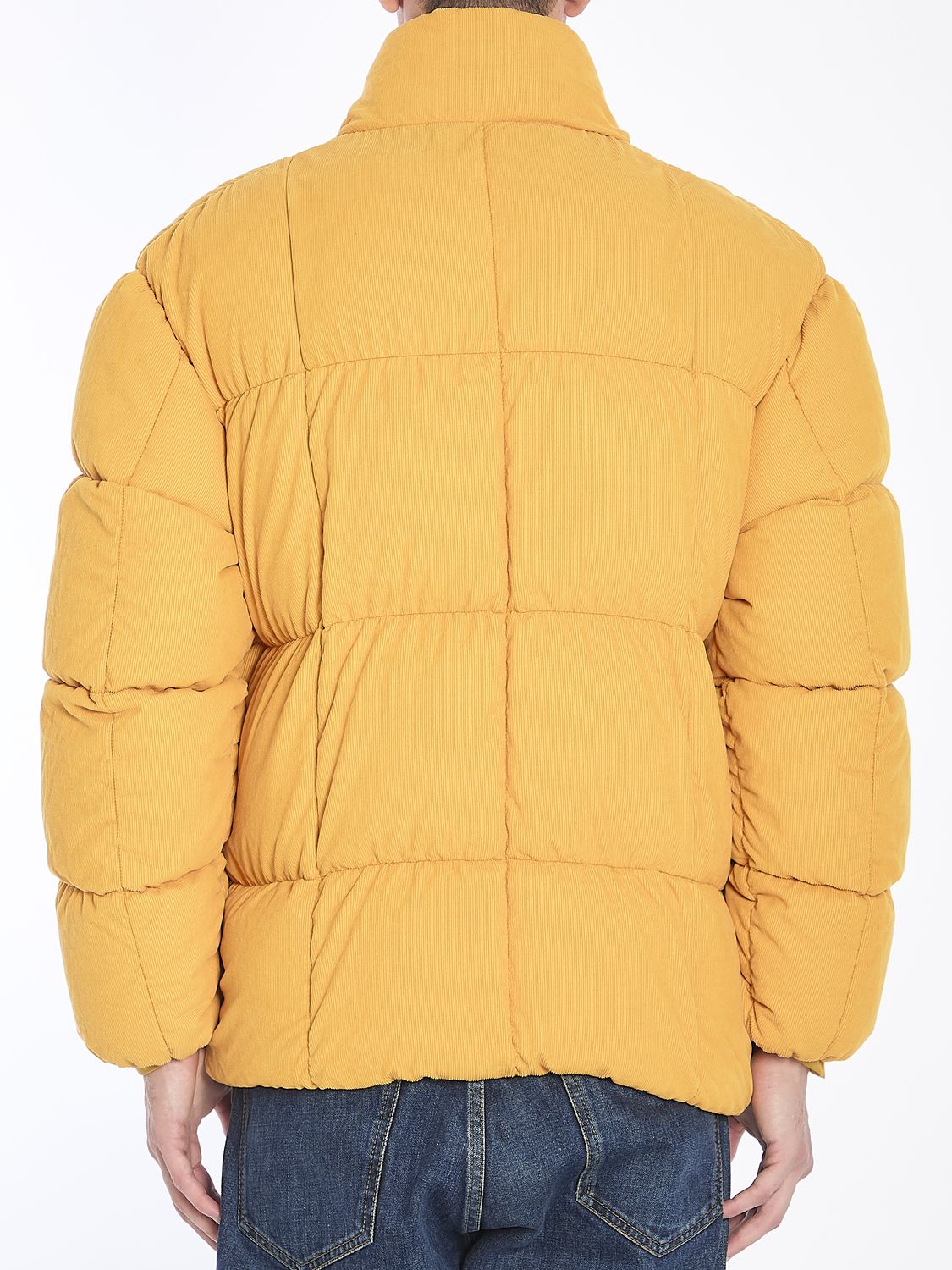 PALM ANGELS Monogram Corduroy Puffer Jacket for Men - Regular Fit