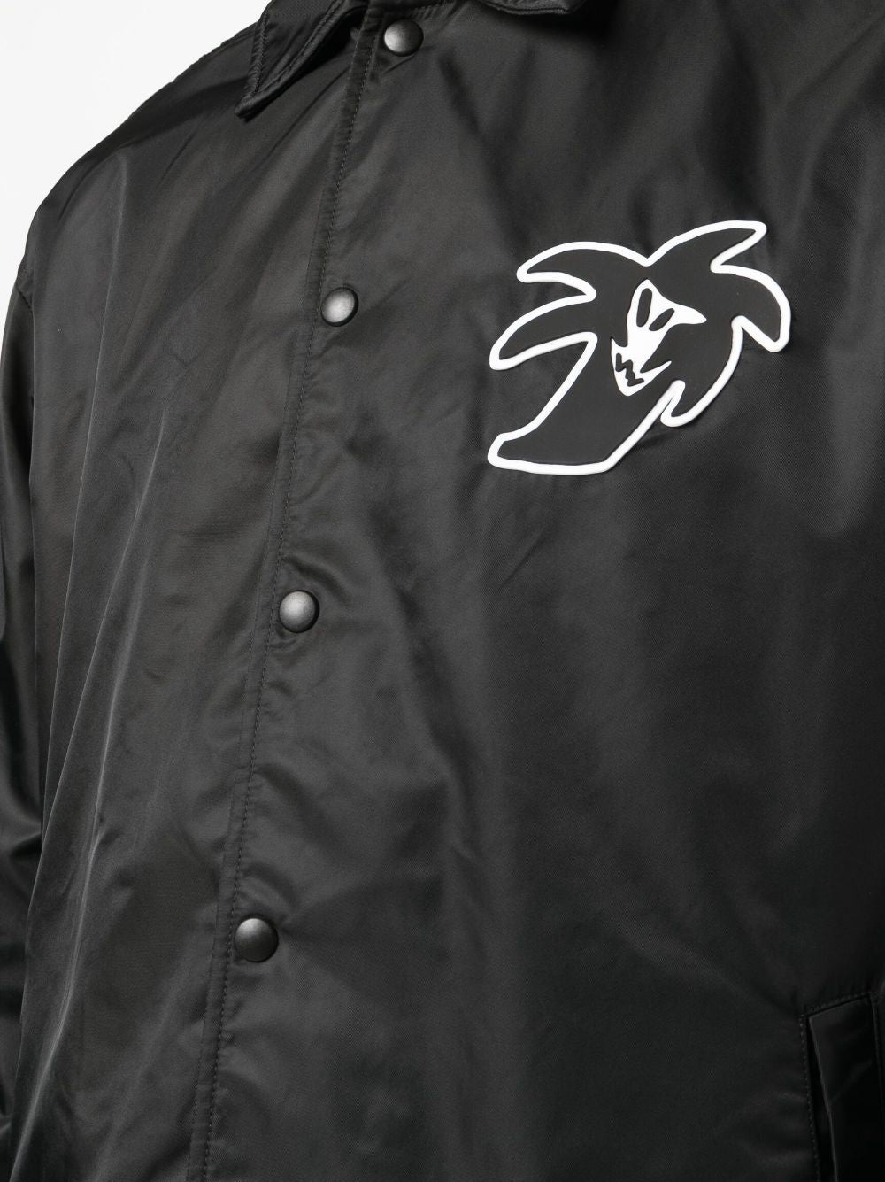 PALM ANGELS Lightweight Coach Jacket with Logo Patches for Men