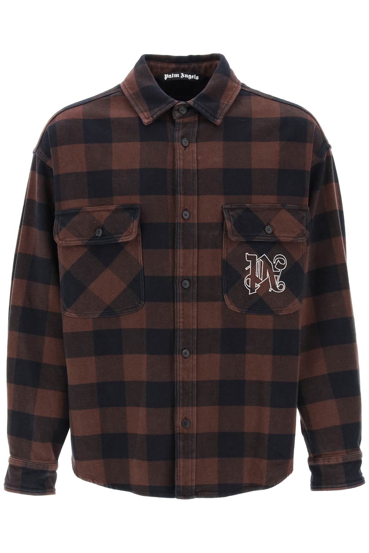PALM ANGELS Monogram Cotton Overshirt for Men - Fall 2025 Collection