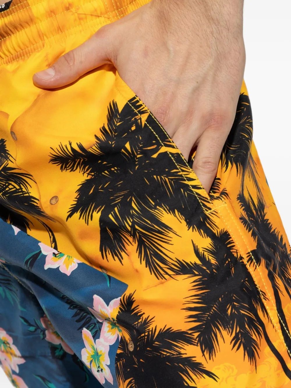 PALM ANGELS Mini Hawaiian Beachwear for Men