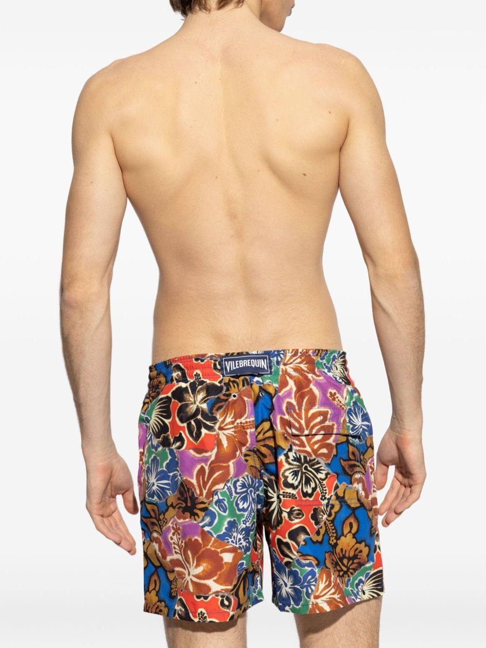 PALM ANGELS Hawaiian Patchwork Beachwear for Men