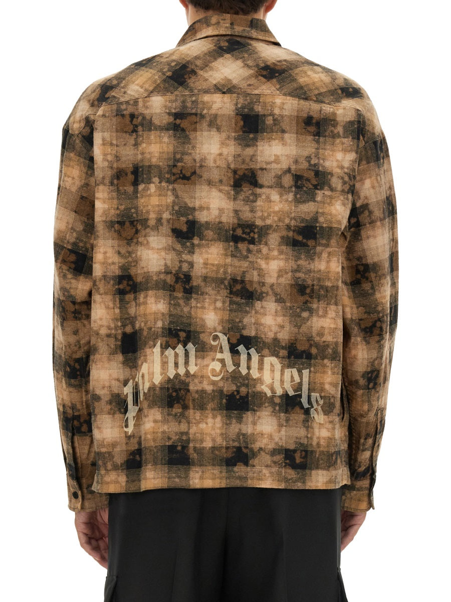 PALM ANGELS Plaid Shirt Size 50