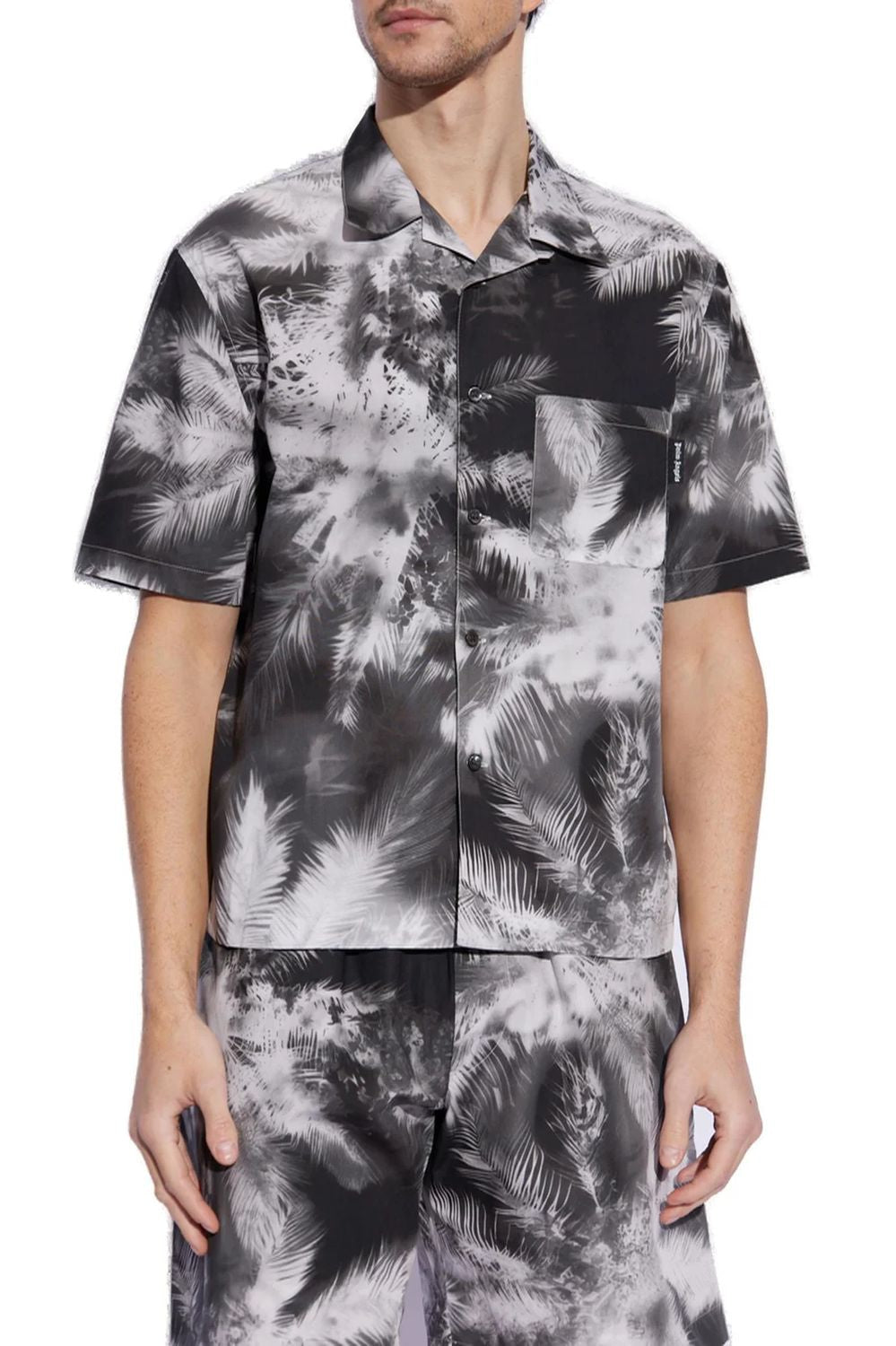 PALM ANGELS Blueprint Palms Shirt for Men - SS25