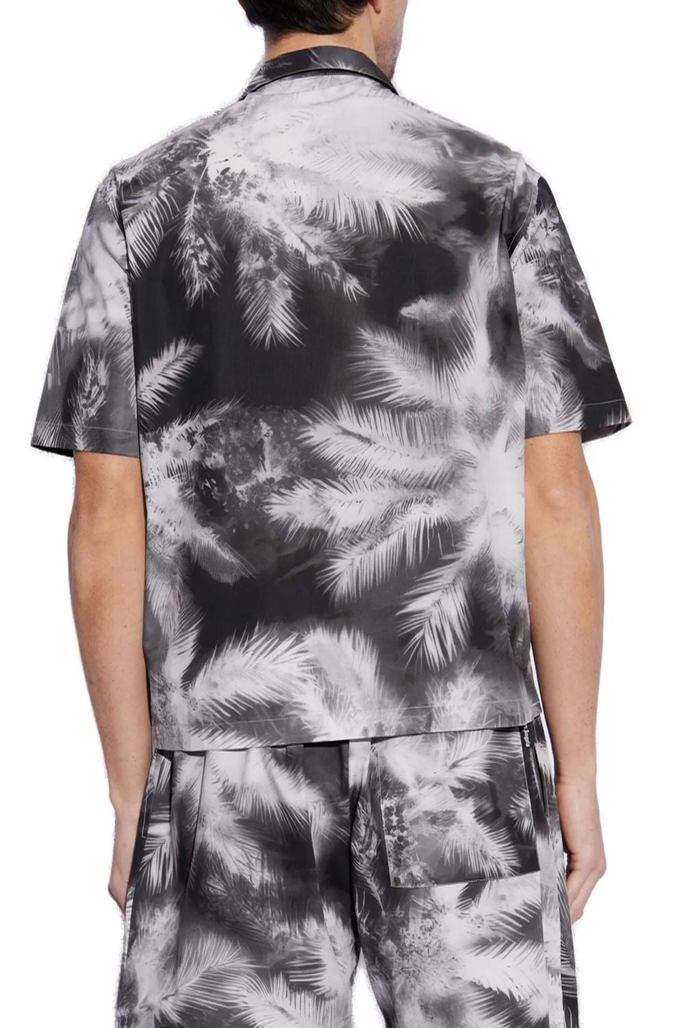 PALM ANGELS Blueprint Palms Shirt for Men - SS25