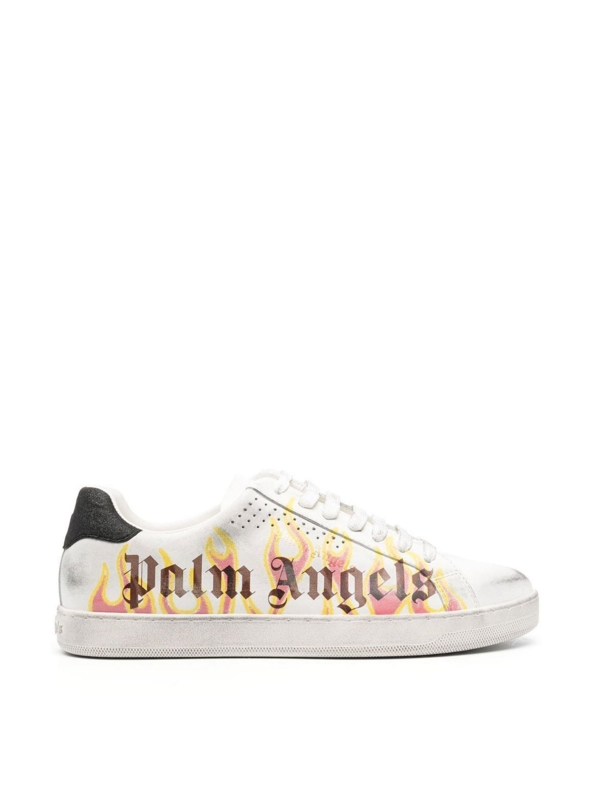 PALM ANGELS Spray Print Flame Logo Sneakers for Men