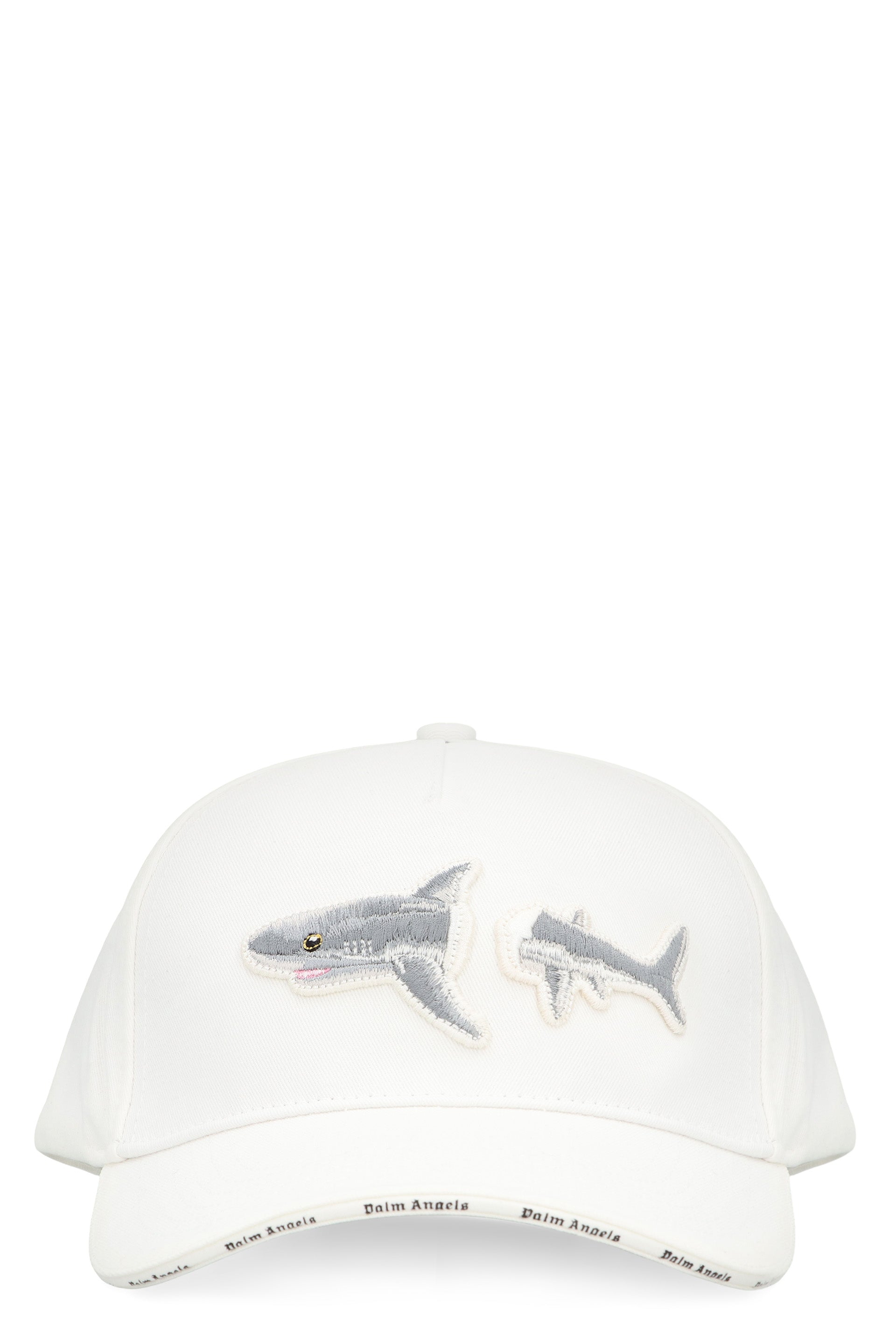 PALM ANGELS Baseball Cap with Broken Shark Detail