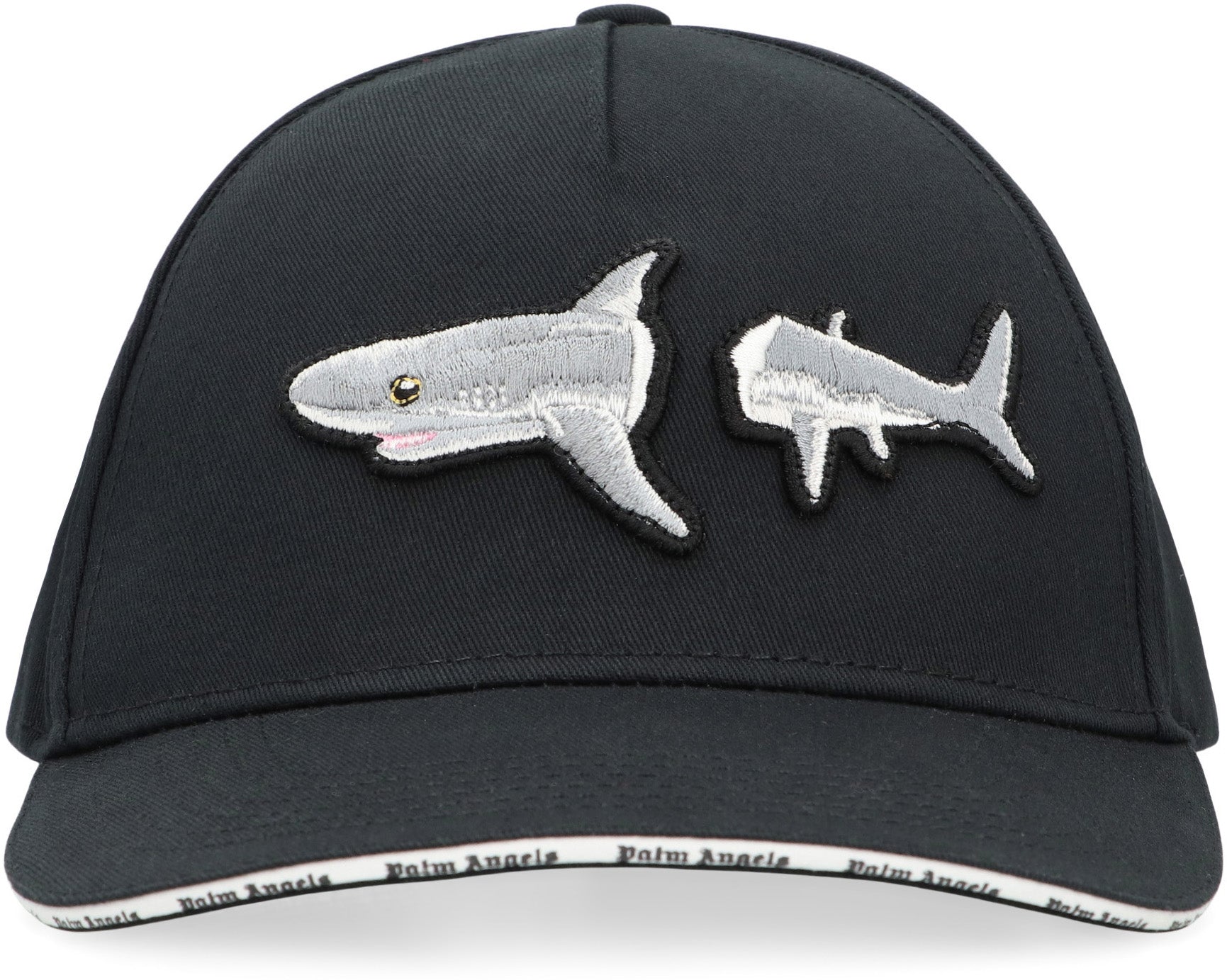 PALM ANGELS Broken Shark Detail Baseball Cap for Men