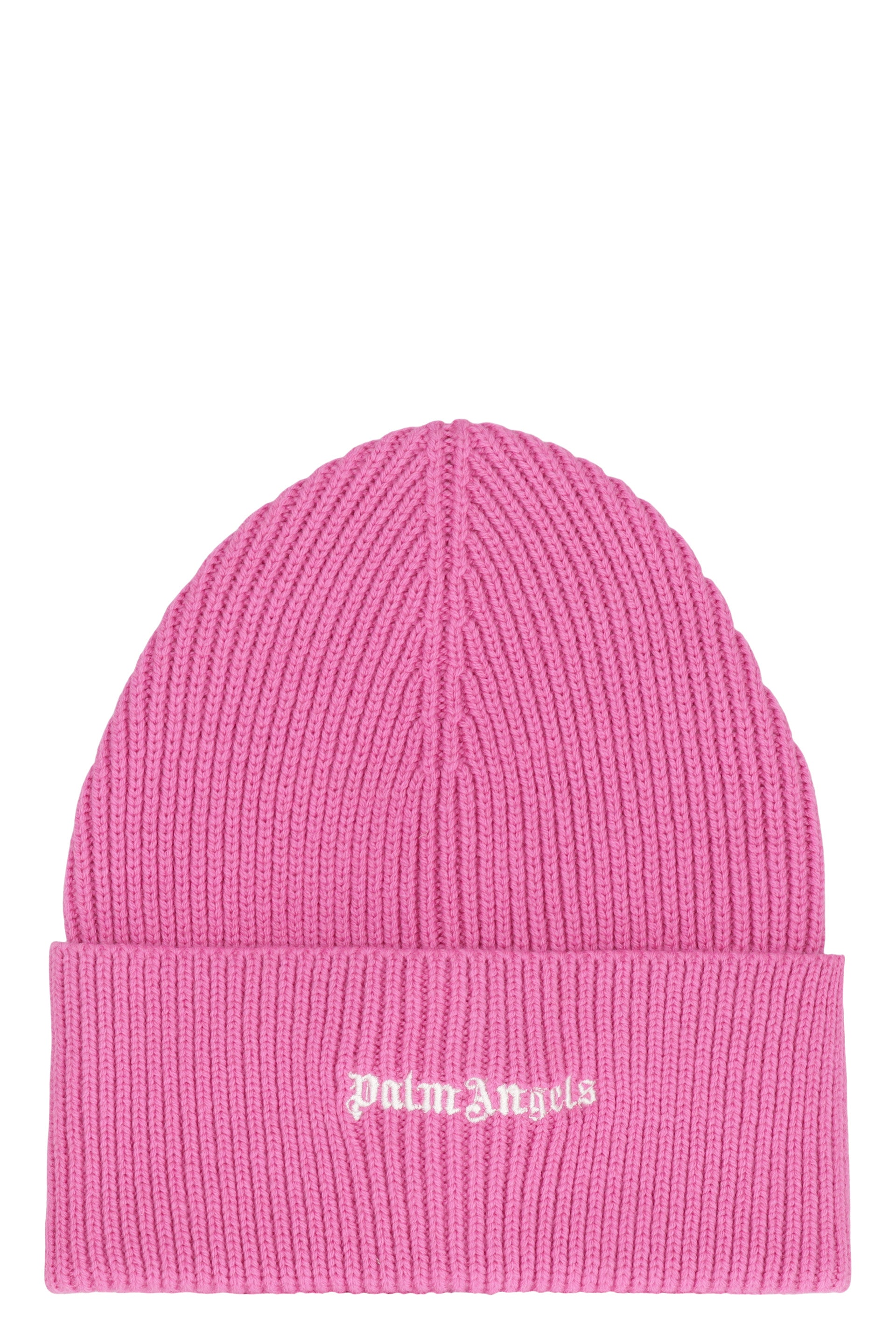 PALM ANGELS Knit Cap with Logo