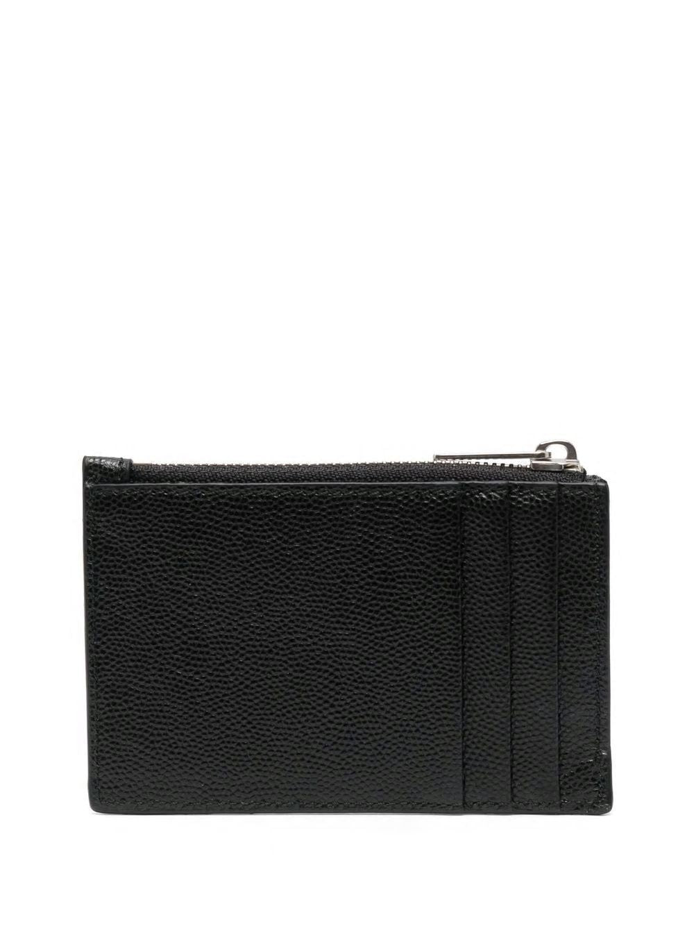 PALM ANGELS Men's Mini Leather Card Holder