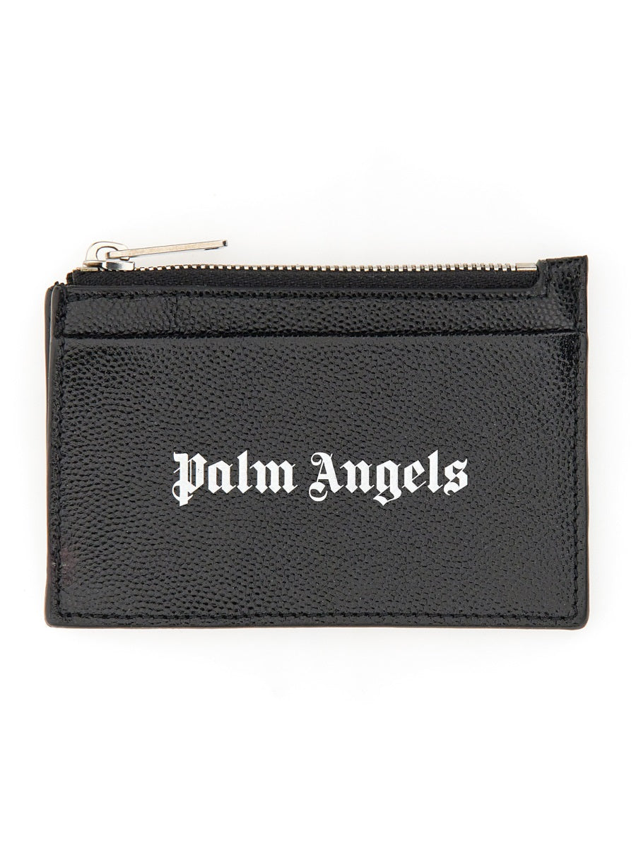 PALM ANGELS Mini Caviar Card Holder