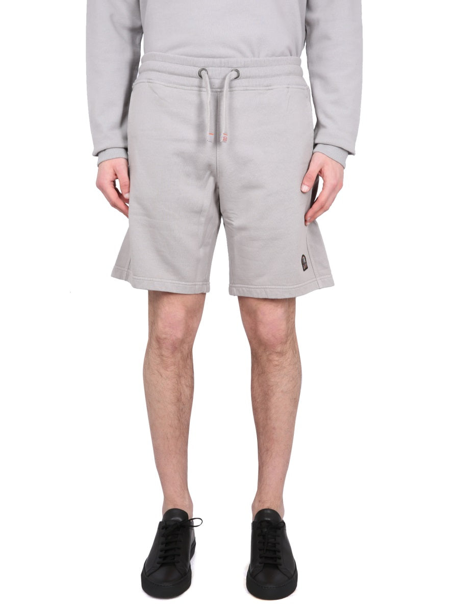 PARAJUMPERS Men's Elastic Waistband Bermuda Shorts