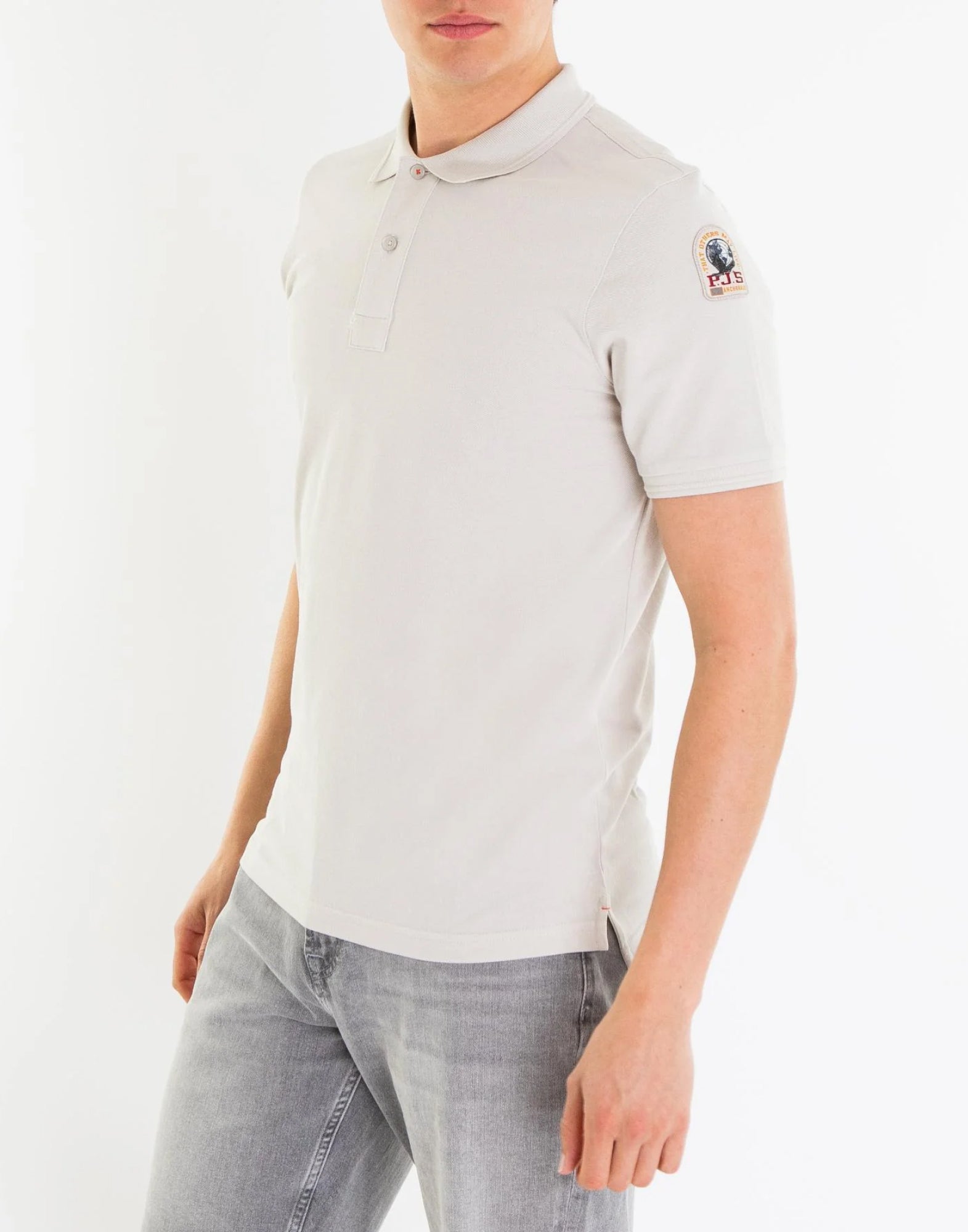 PARAJUMPERS Logo Patch Short Sleeve Polo Shirt