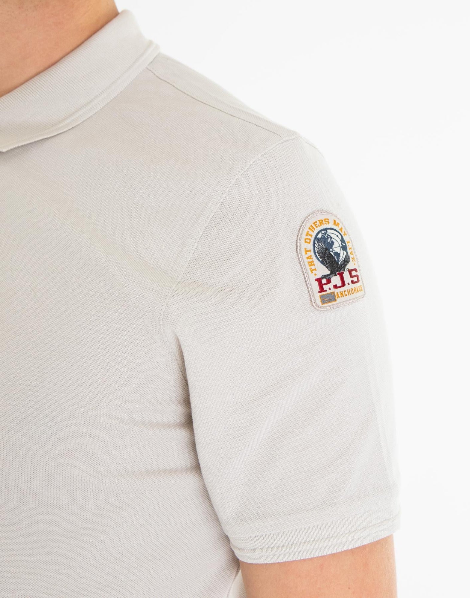 PARAJUMPERS Logo Patch Short Sleeve Polo Shirt