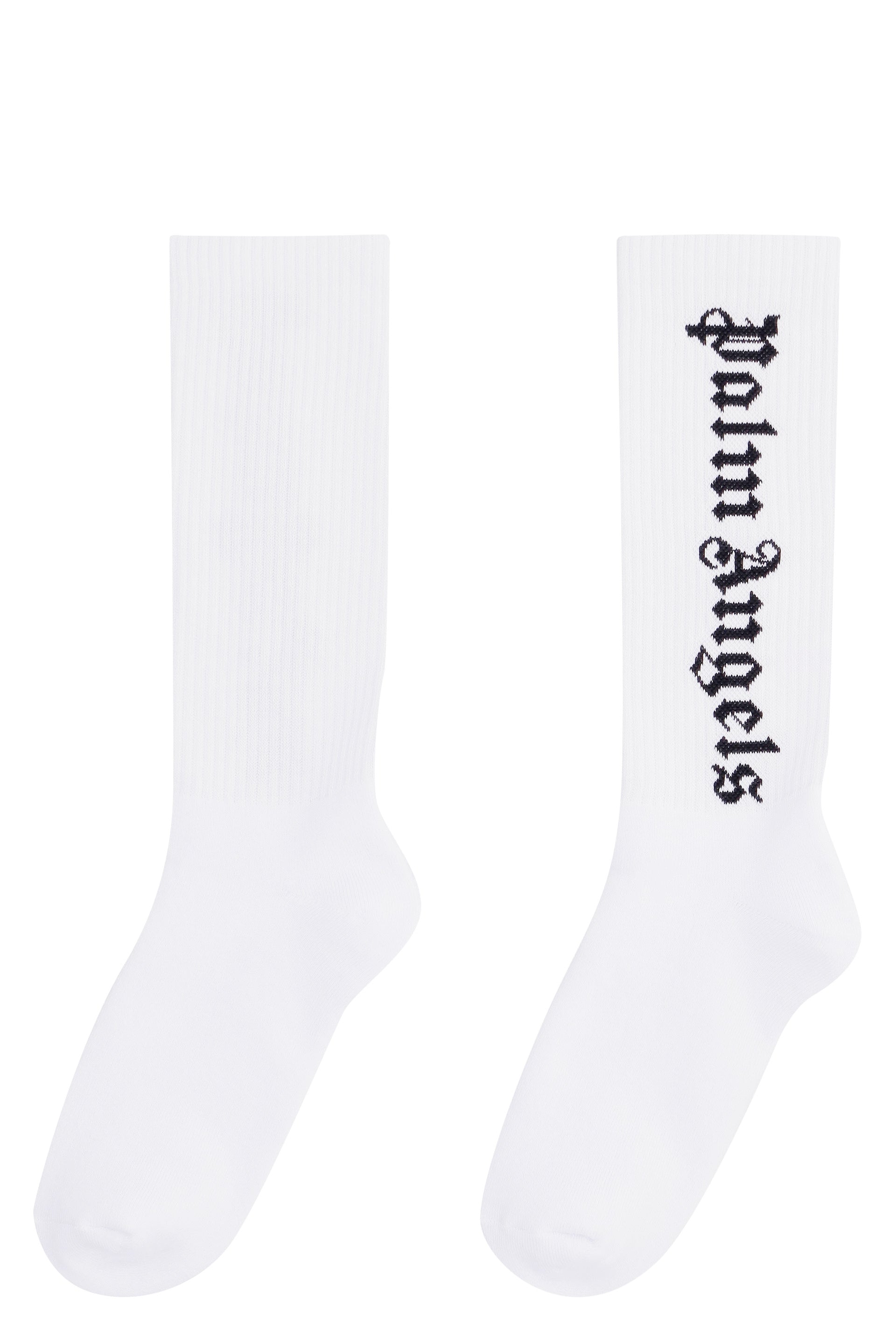 PALM ANGELS Cotton Long Socks for Men