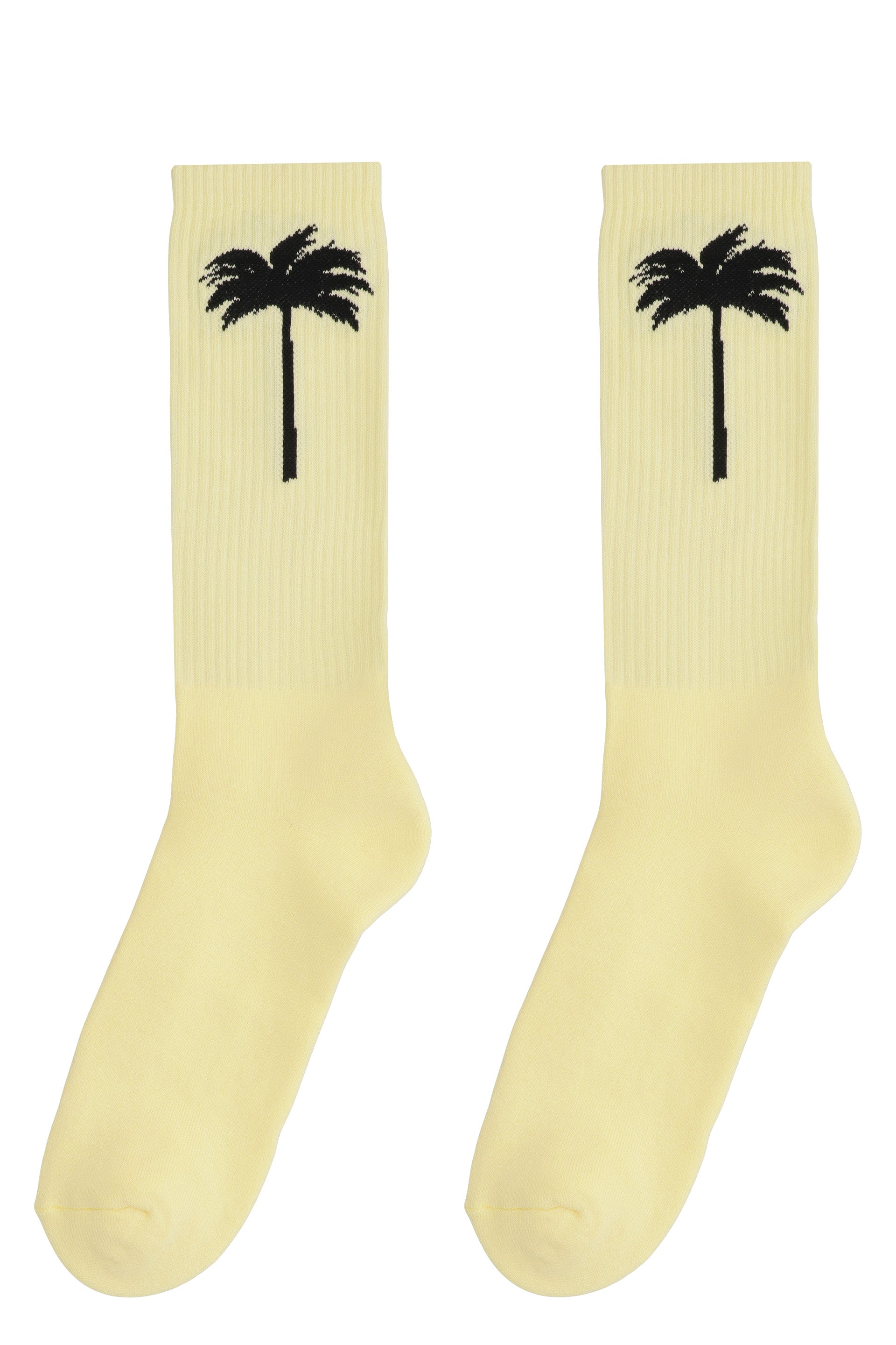 PALM ANGELS Cotton Blend Logo Socks for Men