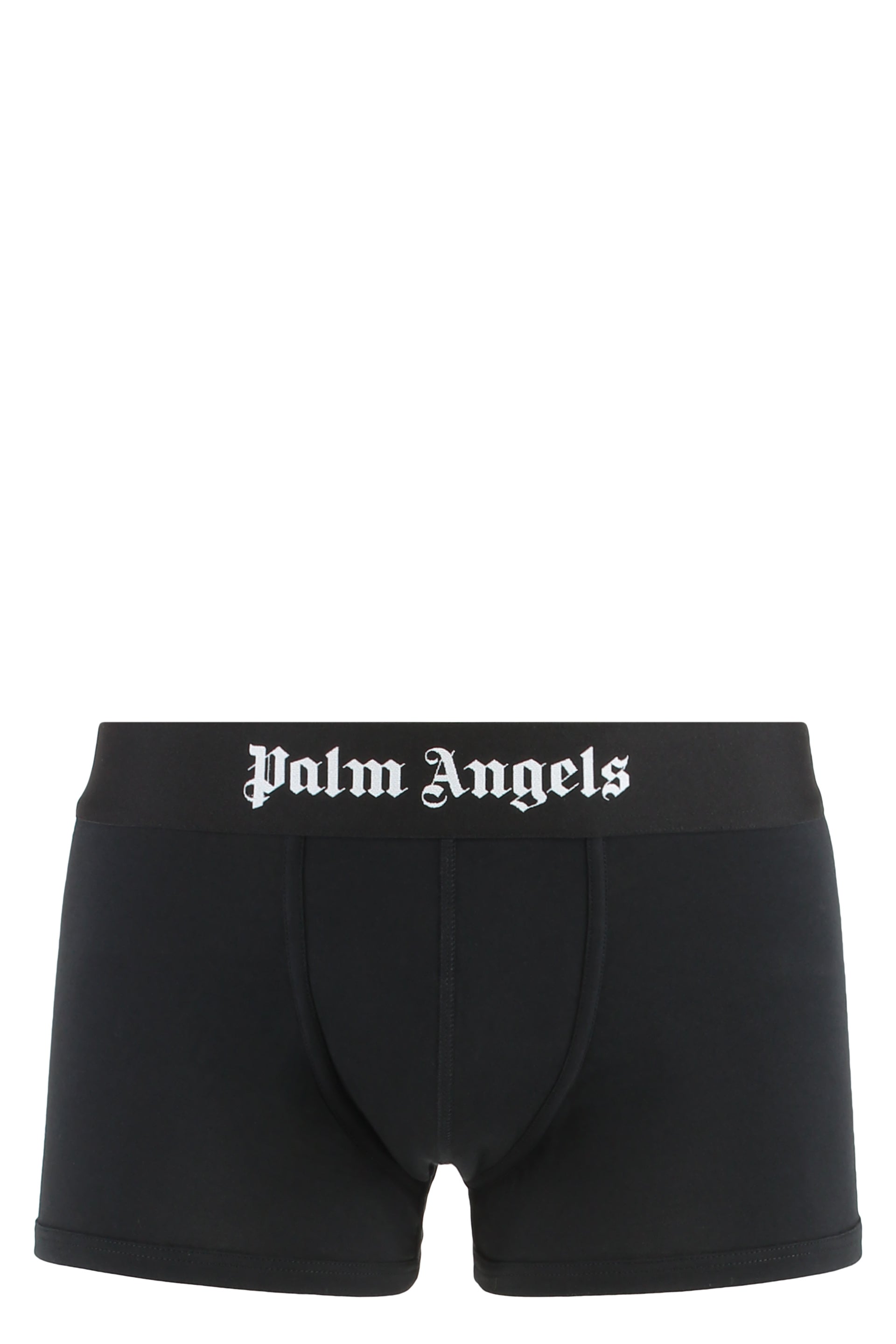 PALM ANGELS Two-Pack of Cotton Boxer Shorts with Branded Elastic Band