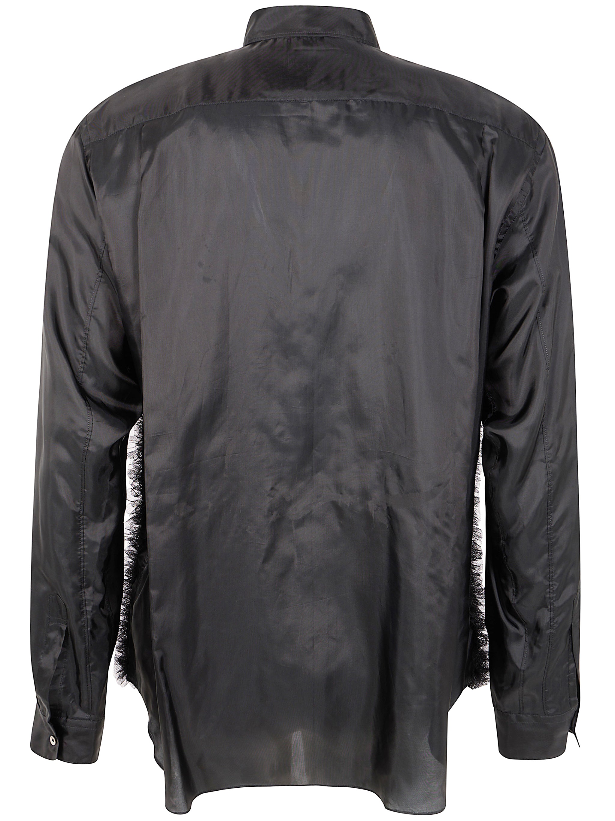 COMME DES GARÇONS HOMME PLUS Men's Cupro Button-Up Shirt