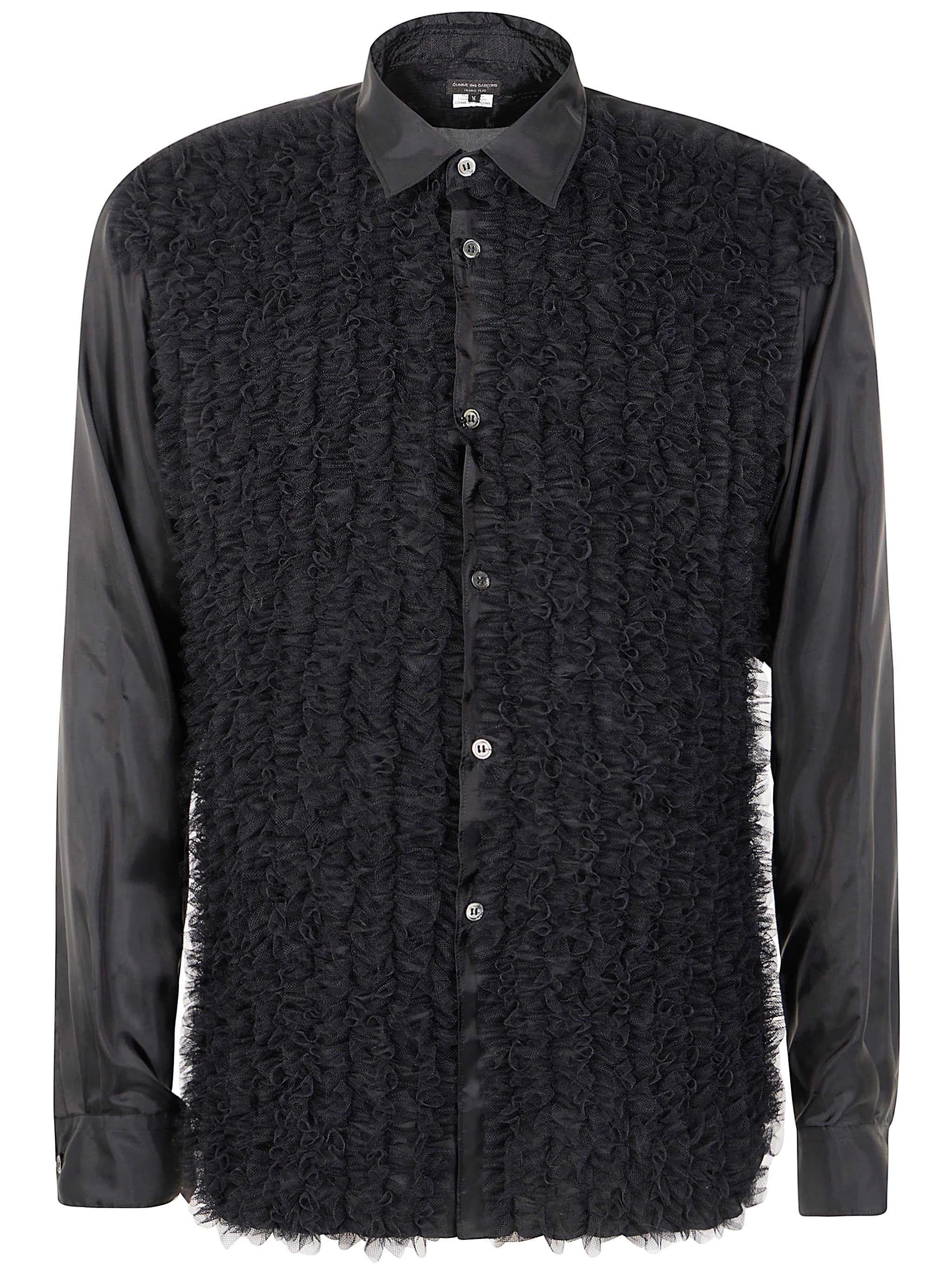COMME DES GARÇONS HOMME PLUS Men's Cupro Button-Up Shirt
