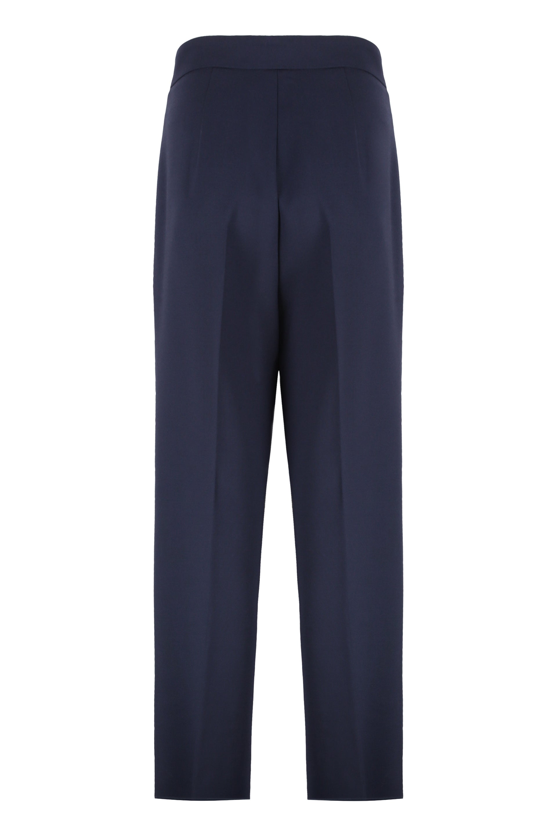 MAX MARA Virgin Wool Trousers with Pockets