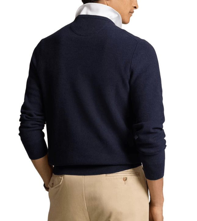 POLO Lightweight Textured Knit Sweatshirt for Men