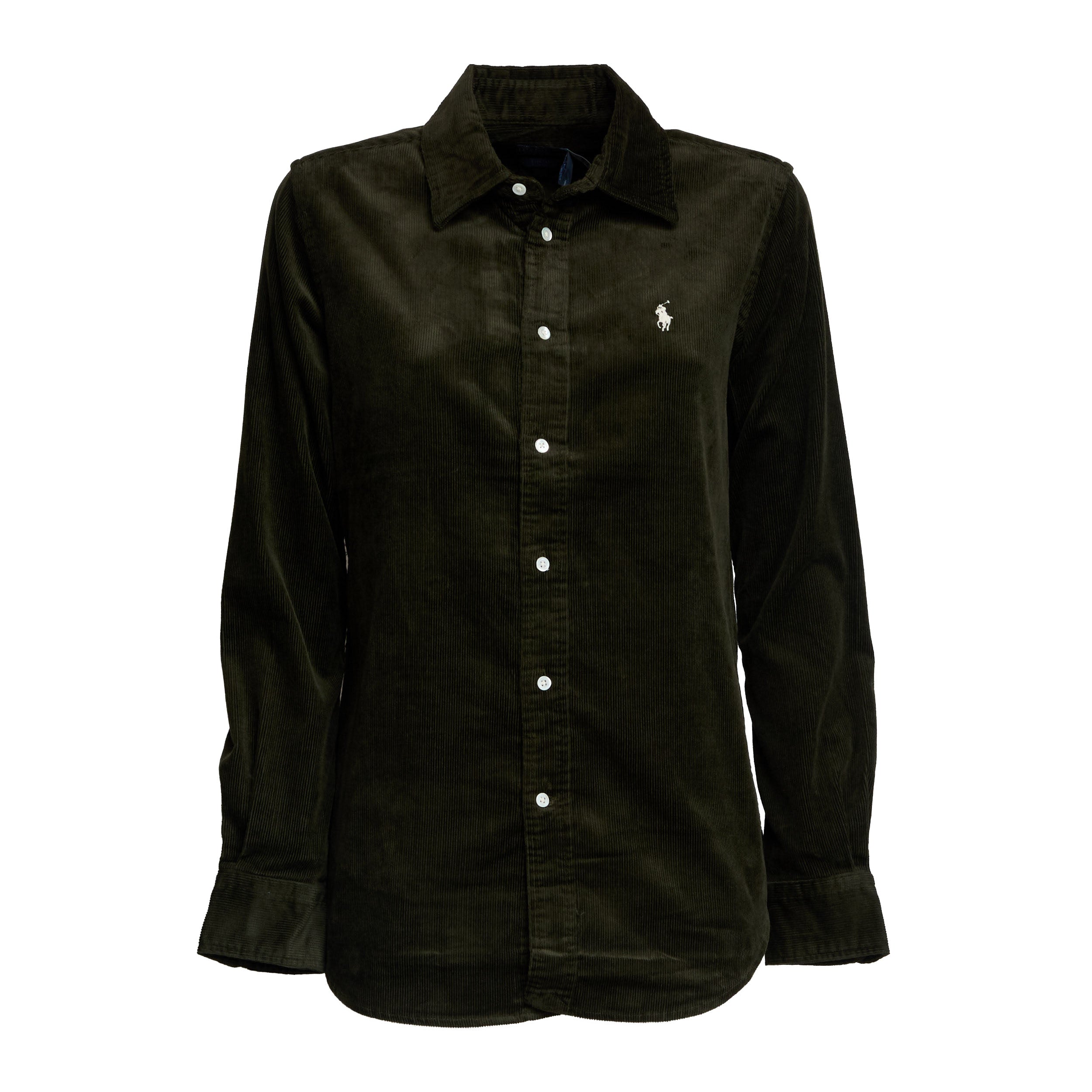 POLO RALPH LAUREN Slim Fit Corduroy Shirt with Embroidered Pony