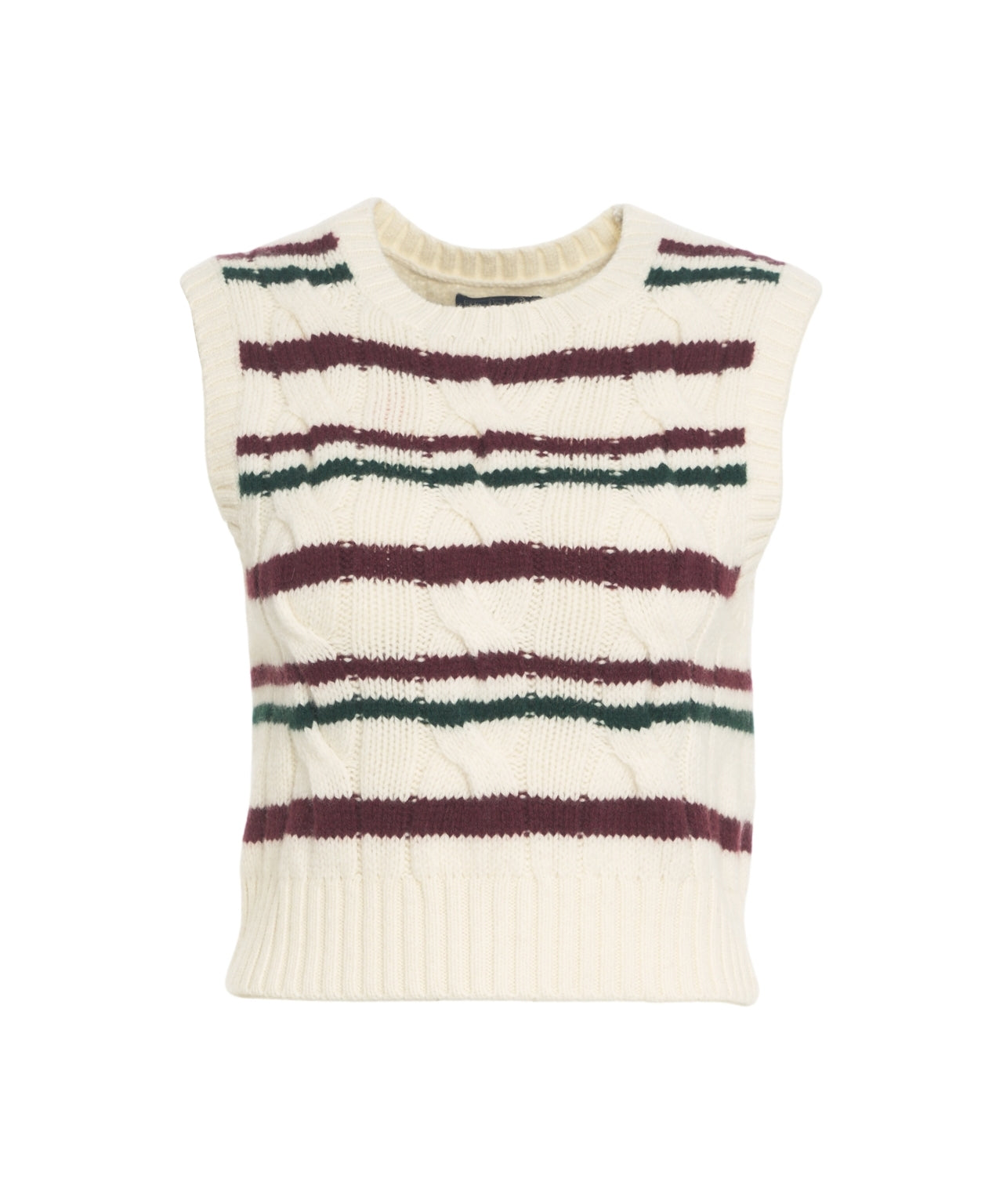 POLO RALPH LAUREN Classic Cable Knit Gilet in Sweater Style for Women