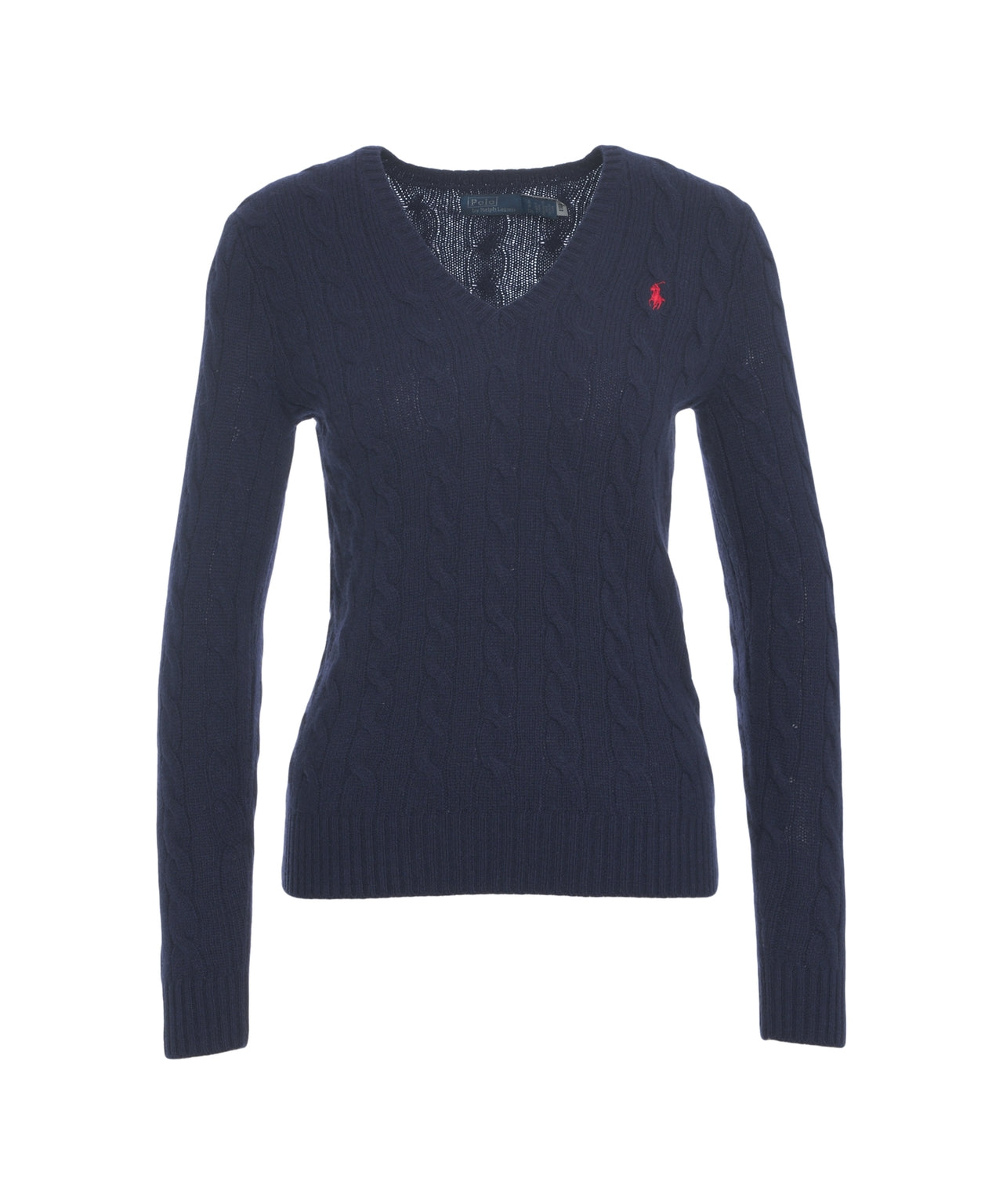 POLO RALPH LAUREN V-Neck Cable-Knit Pullover Sweater for Women