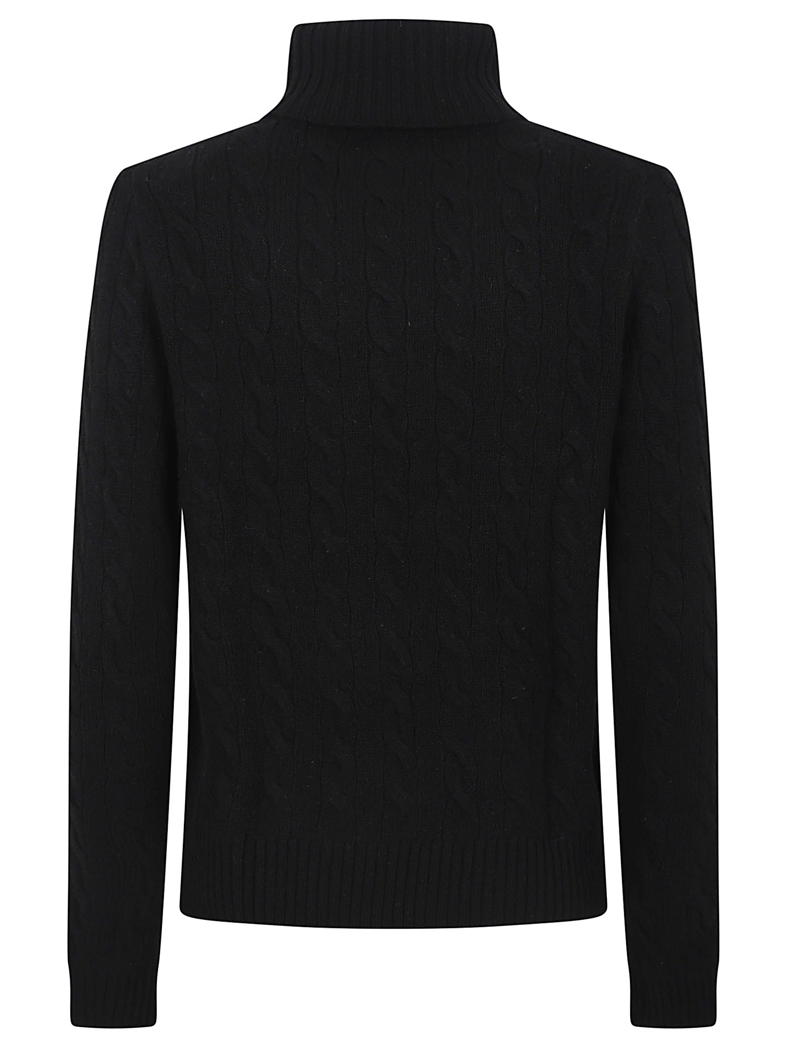 POLO RALPH LAUREN High Collar Cashmere-Wool Blend Sweater for Women