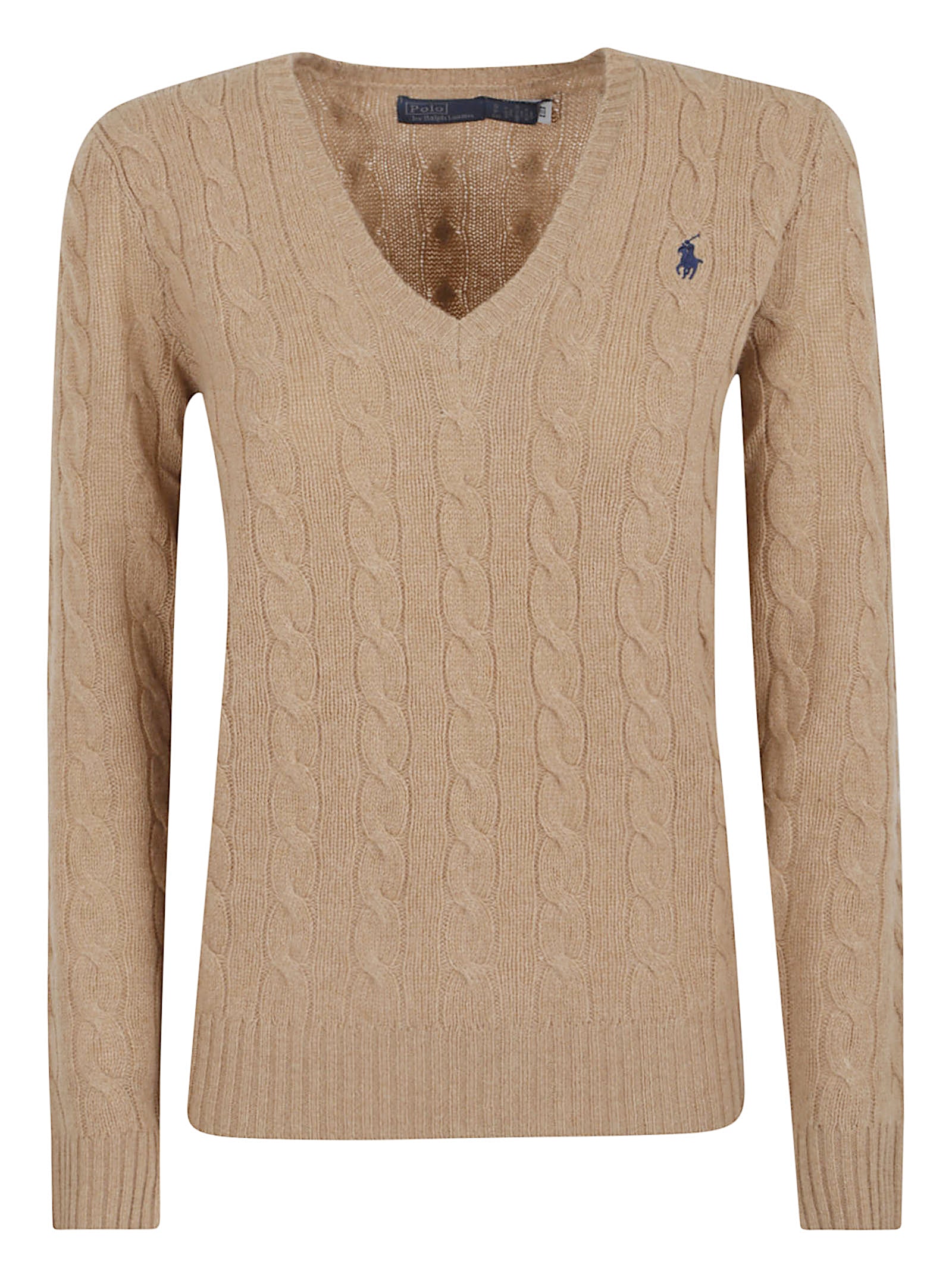 POLO RALPH LAUREN V-Neck Cable-Knit Sweater for Women