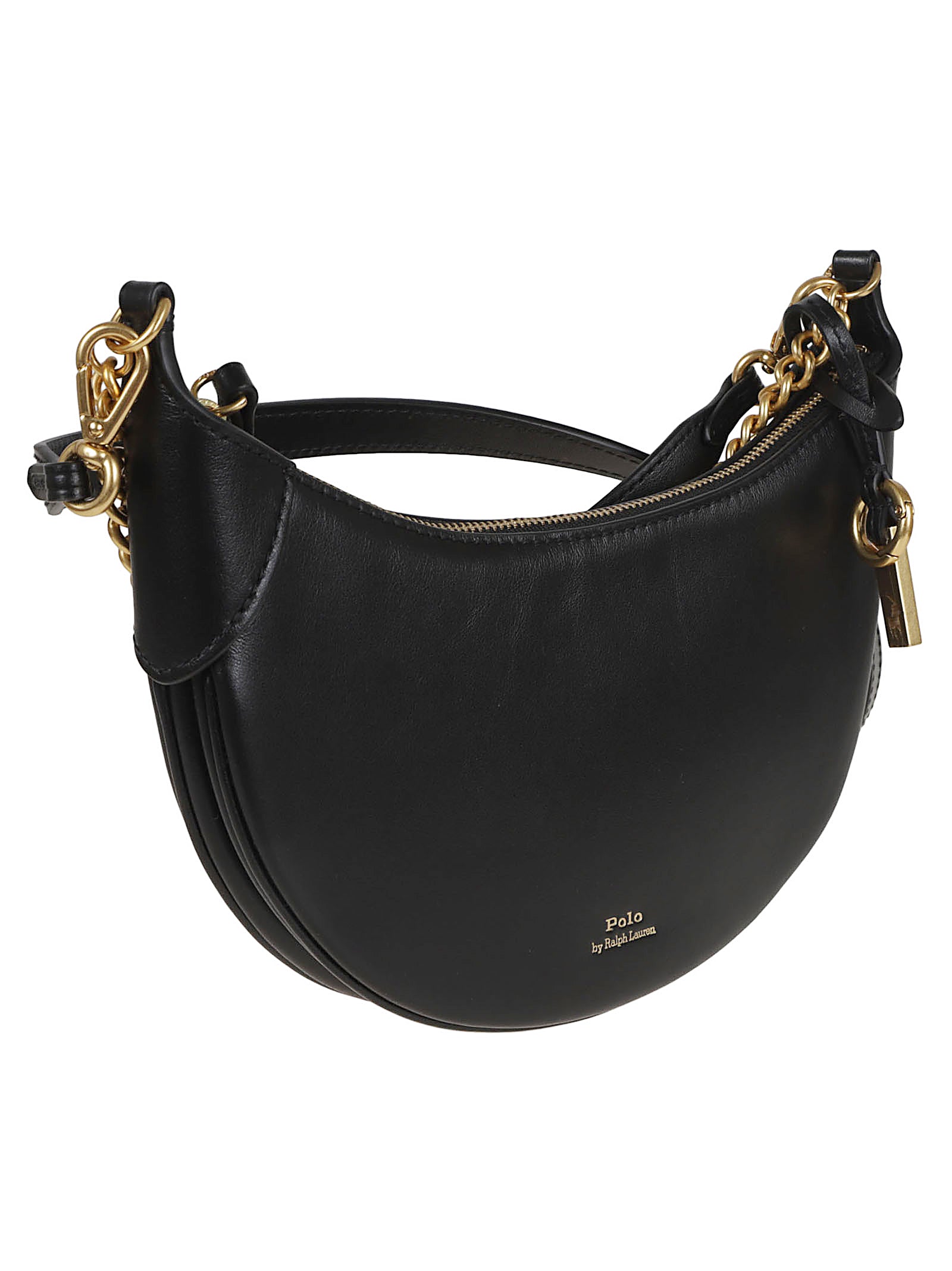 POLO RALPH LAUREN Mini Saddlebag Leather Handbag