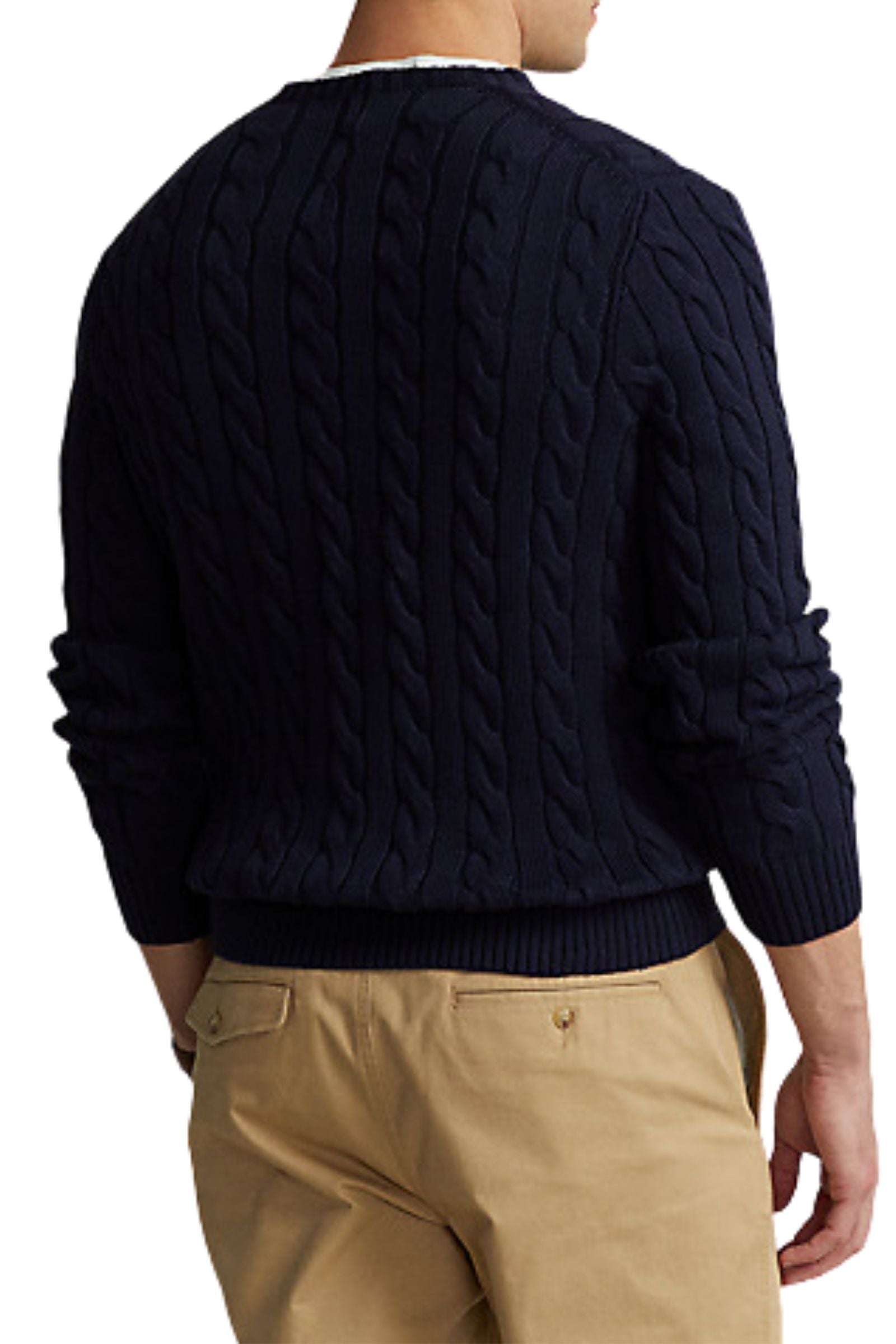 POLO RALPH LAUREN Textured Cable-Knit Sweatshirt for Men
