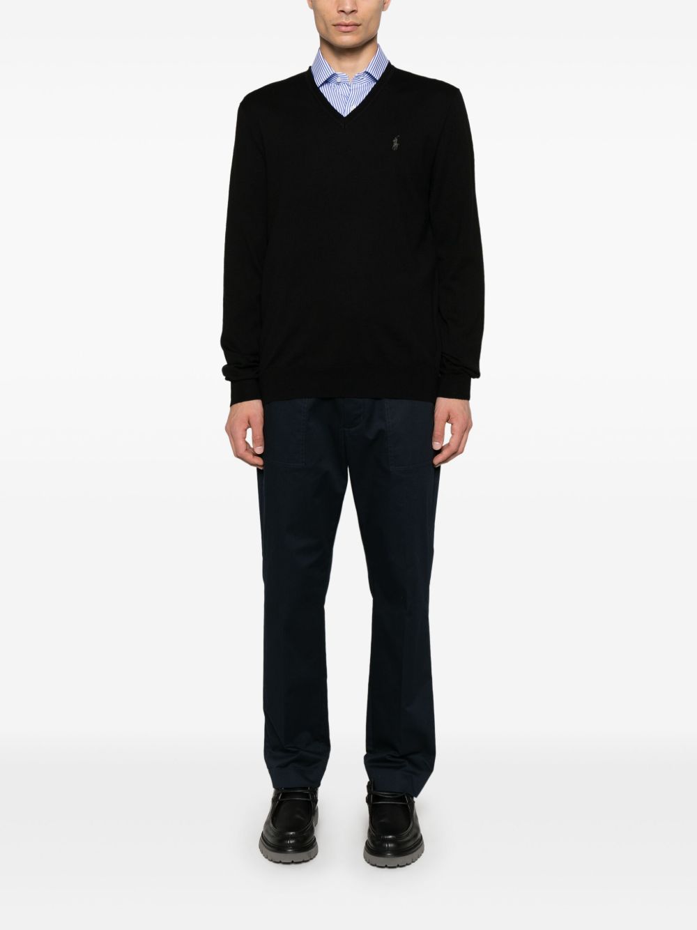 POLO RALPH LAUREN Men's Wool Sweater - Classic Fit