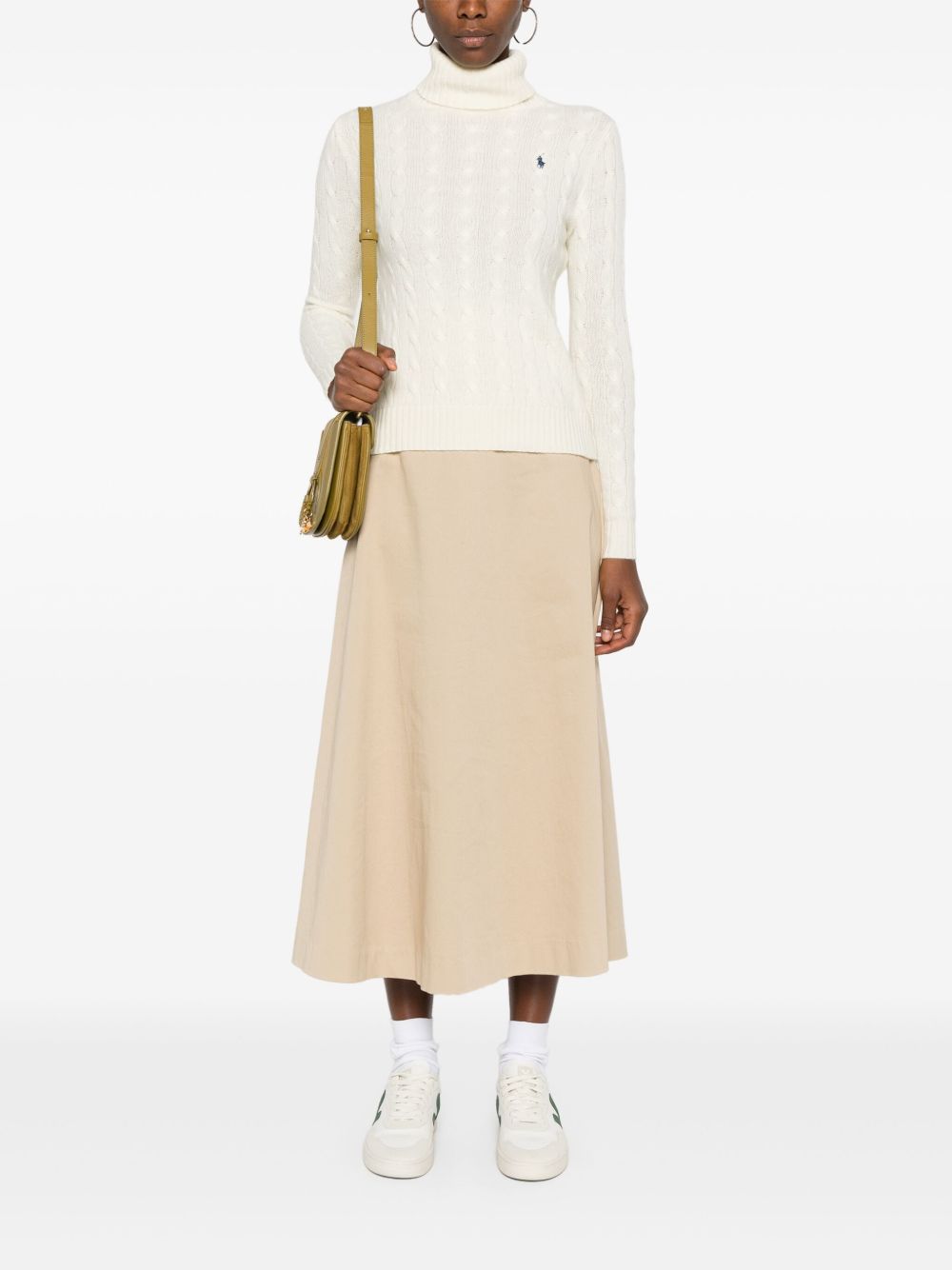 POLO RALPH LAUREN Elegant Wool-Cashmere Sweater for Women - Fall Winter 2025