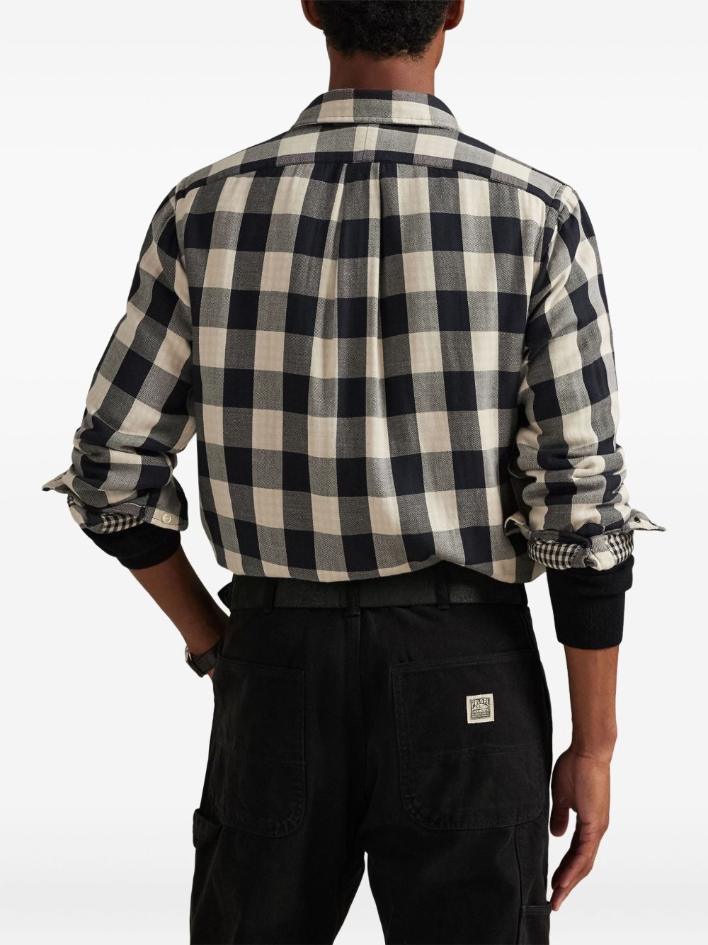 POLO RALPH LAUREN Classic Check Pattern Polo Shirt for Men