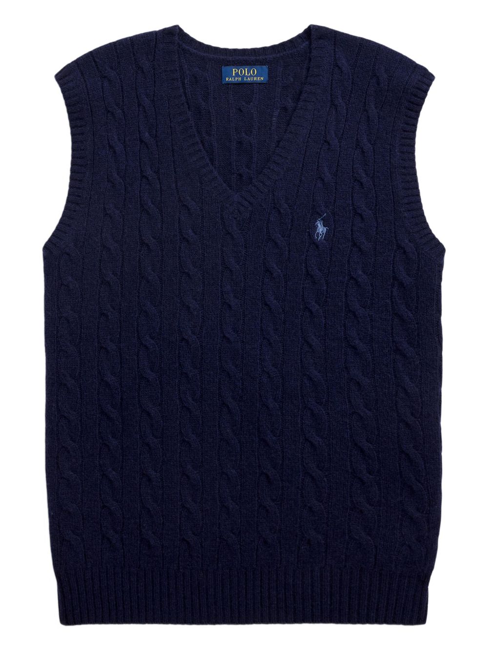 POLO RALPH LAUREN Cable-Knit Vest for Men - FW25